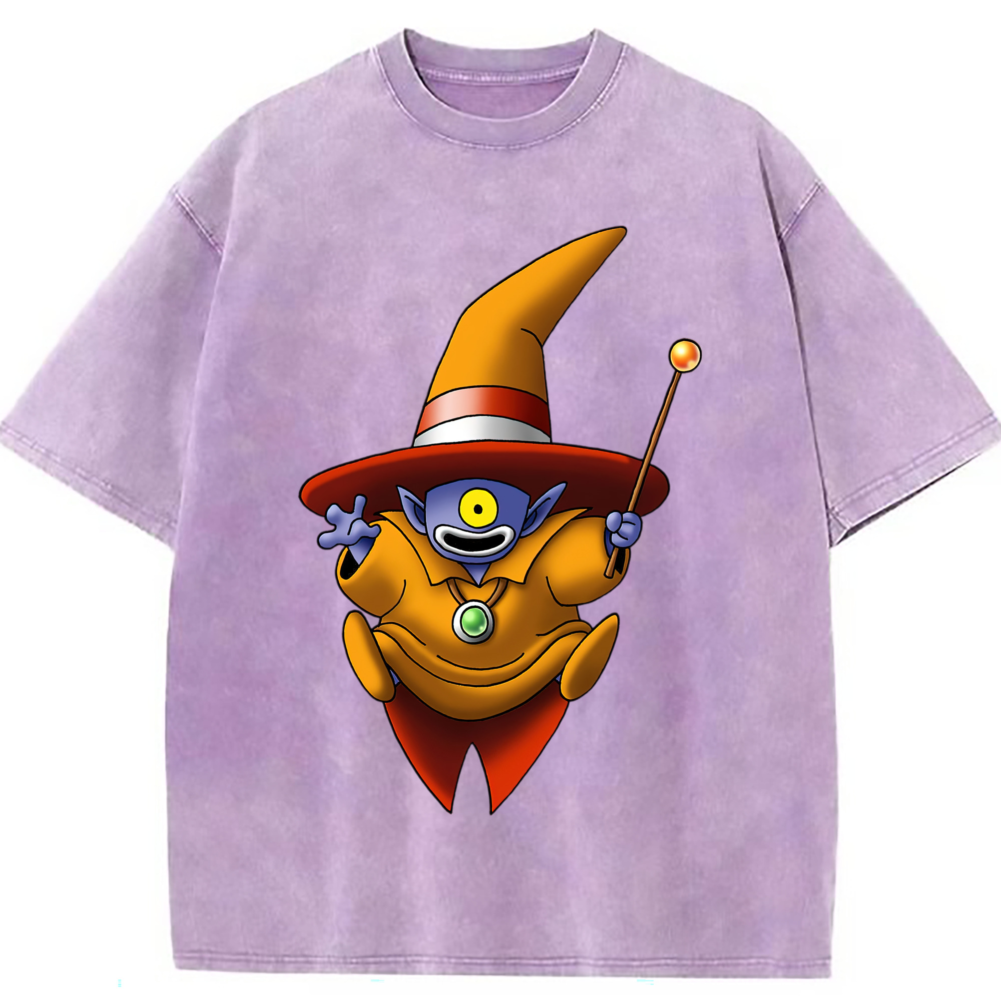 （画像用） ドラゴンクエスト Doragon Kuesuto Dragon Quest 綿100% ヴィンテージ風 半袖Tシャツ（フロントプリント）