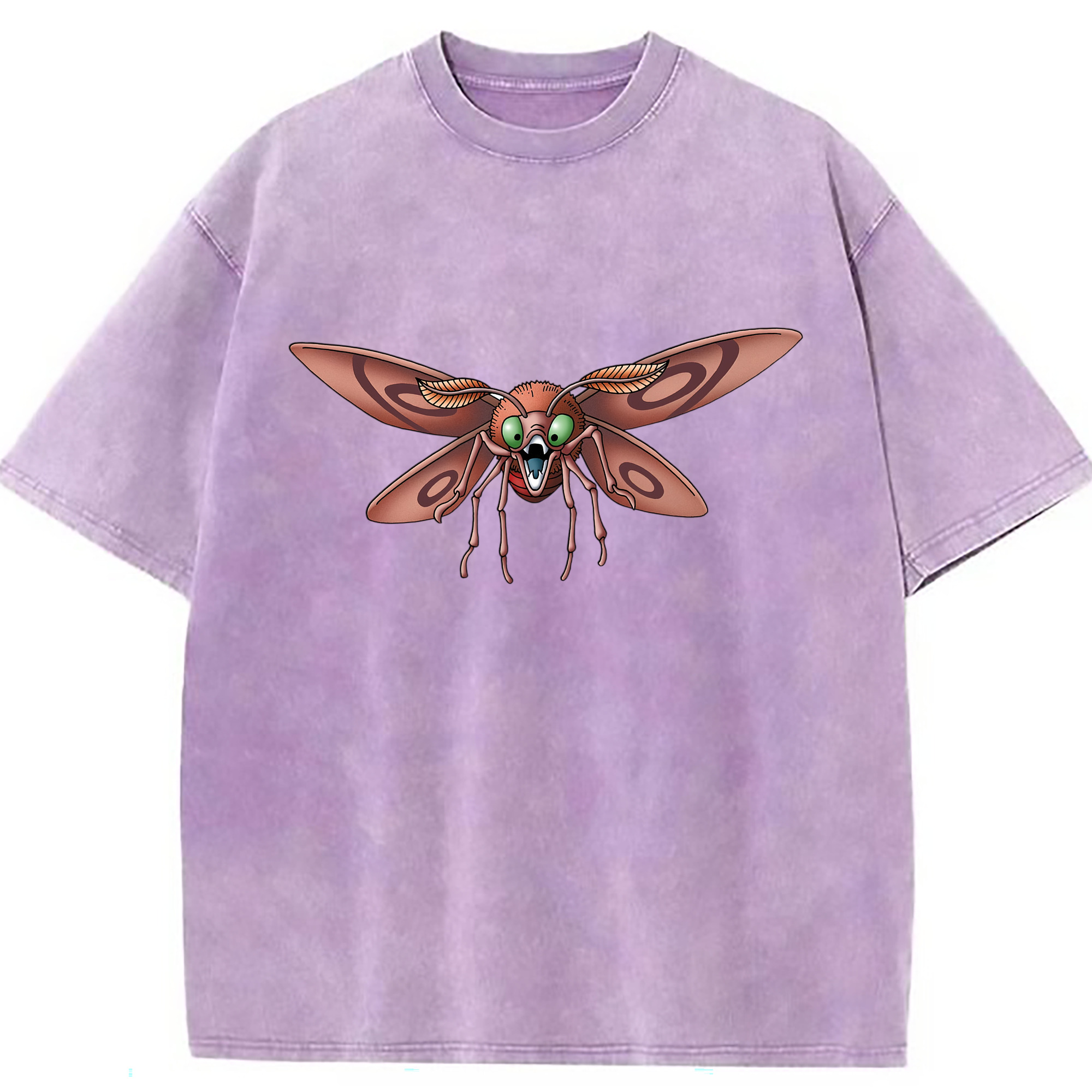 （画像用） ドラゴンクエスト Doragon Kuesuto Dragon Quest 綿100% ヴィンテージ風 半袖Tシャツ（フロントプリント）
