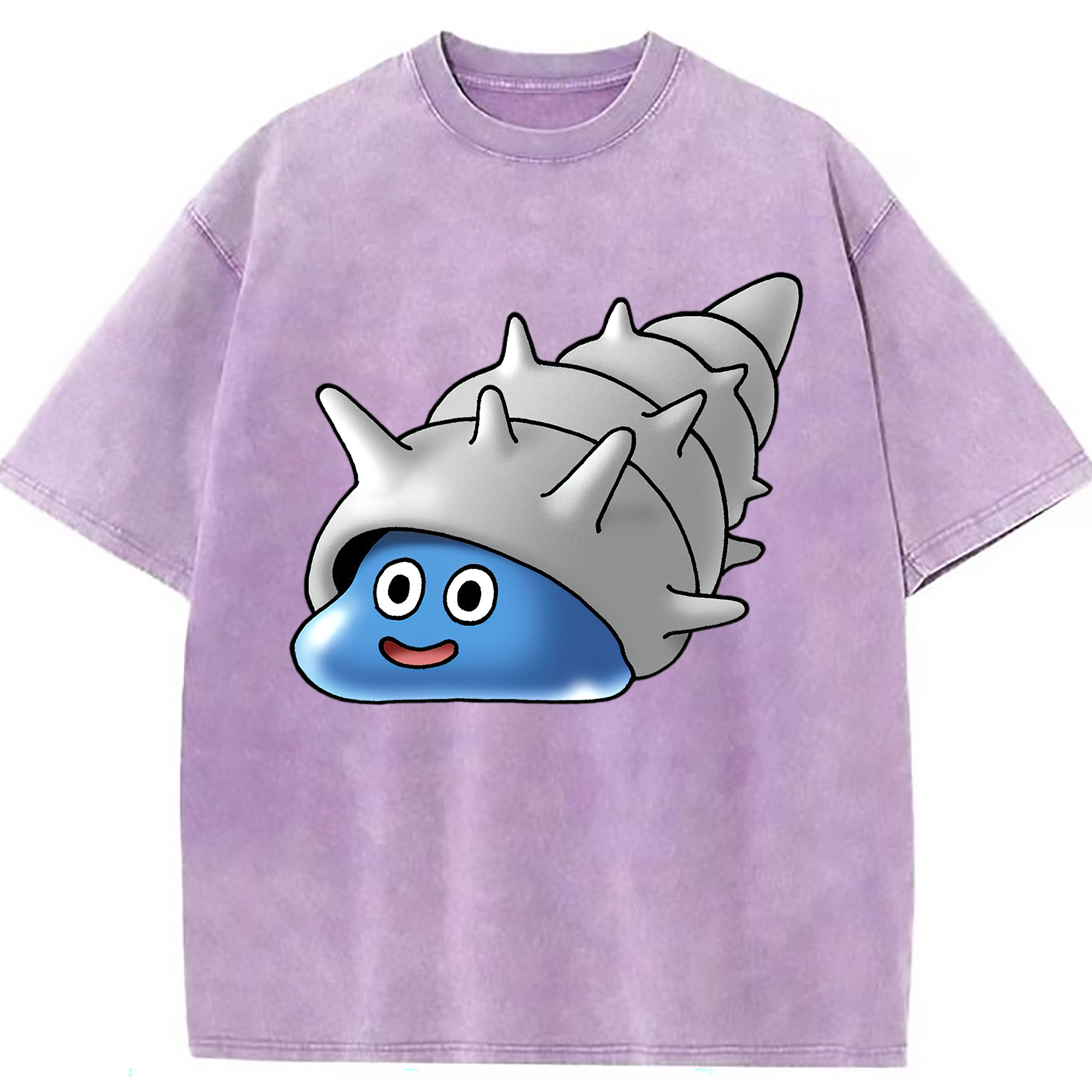 （画像用） ドラゴンクエスト Doragon Kuesuto Dragon Quest 綿100% ヴィンテージ風 半袖Tシャツ（フロントプリント）