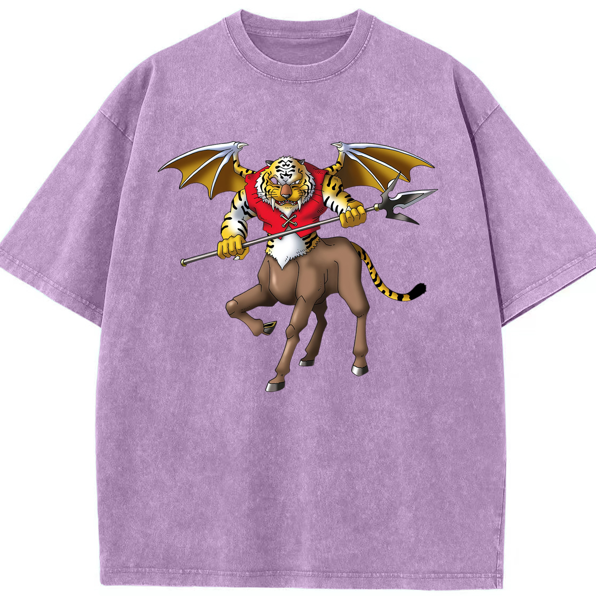 （画像用） ドラゴンクエスト Doragon Kuesuto Dragon Quest 綿100% ヴィンテージ風 半袖Tシャツ（フロントプリント）
