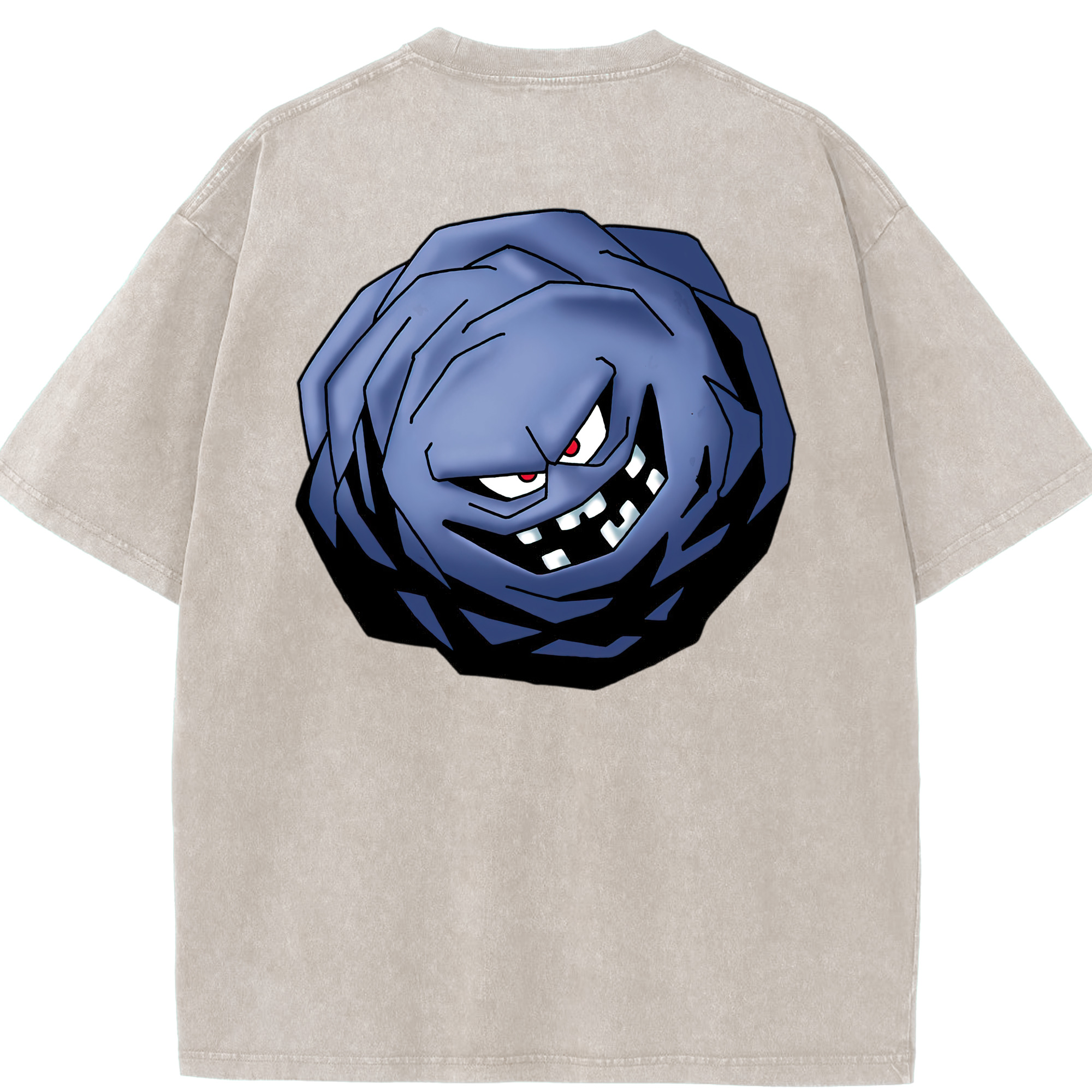 （画像用） ドラゴンクエスト Doragon Kuesuto Dragon Quest 綿100% ヴィンテージ風 半袖Tシャツ（背面プリント）