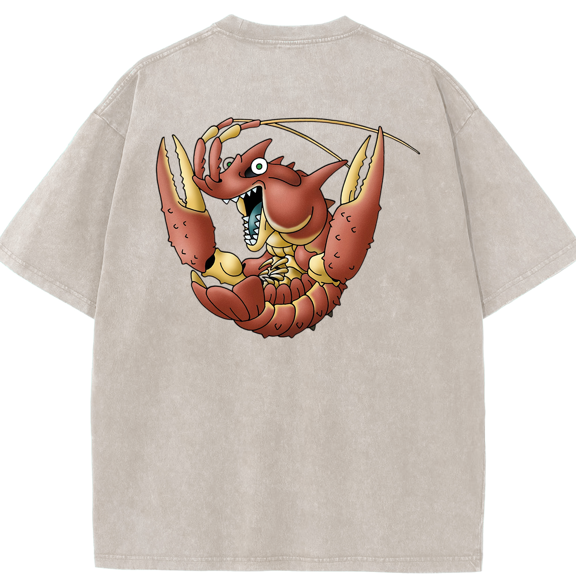 （画像用） ドラゴンクエスト Doragon Kuesuto Dragon Quest 綿100% ヴィンテージ風 半袖Tシャツ（背面プリント）