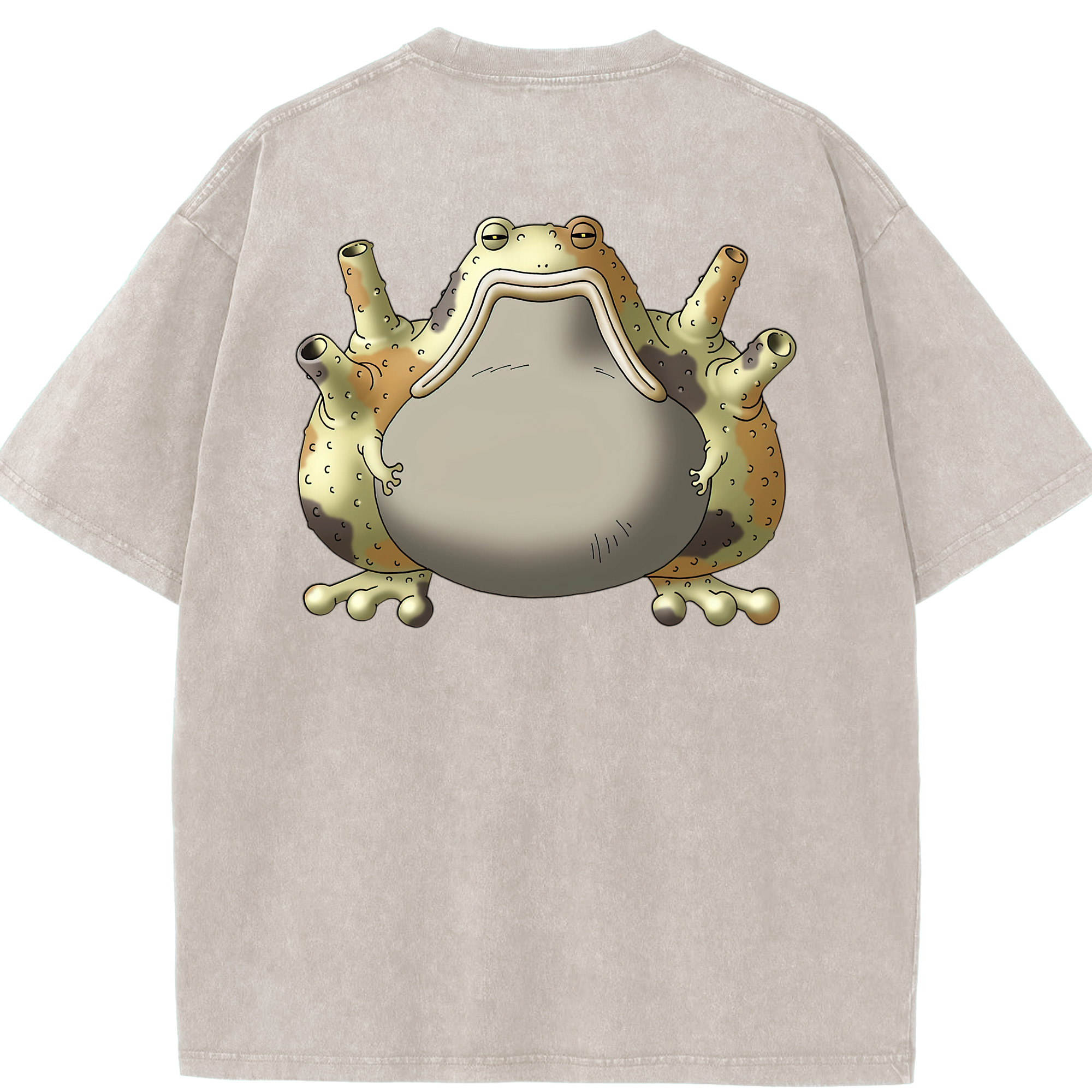 （画像用） ドラゴンクエスト Doragon Kuesuto Dragon Quest 綿100% ヴィンテージ風 半袖Tシャツ（背面プリント）