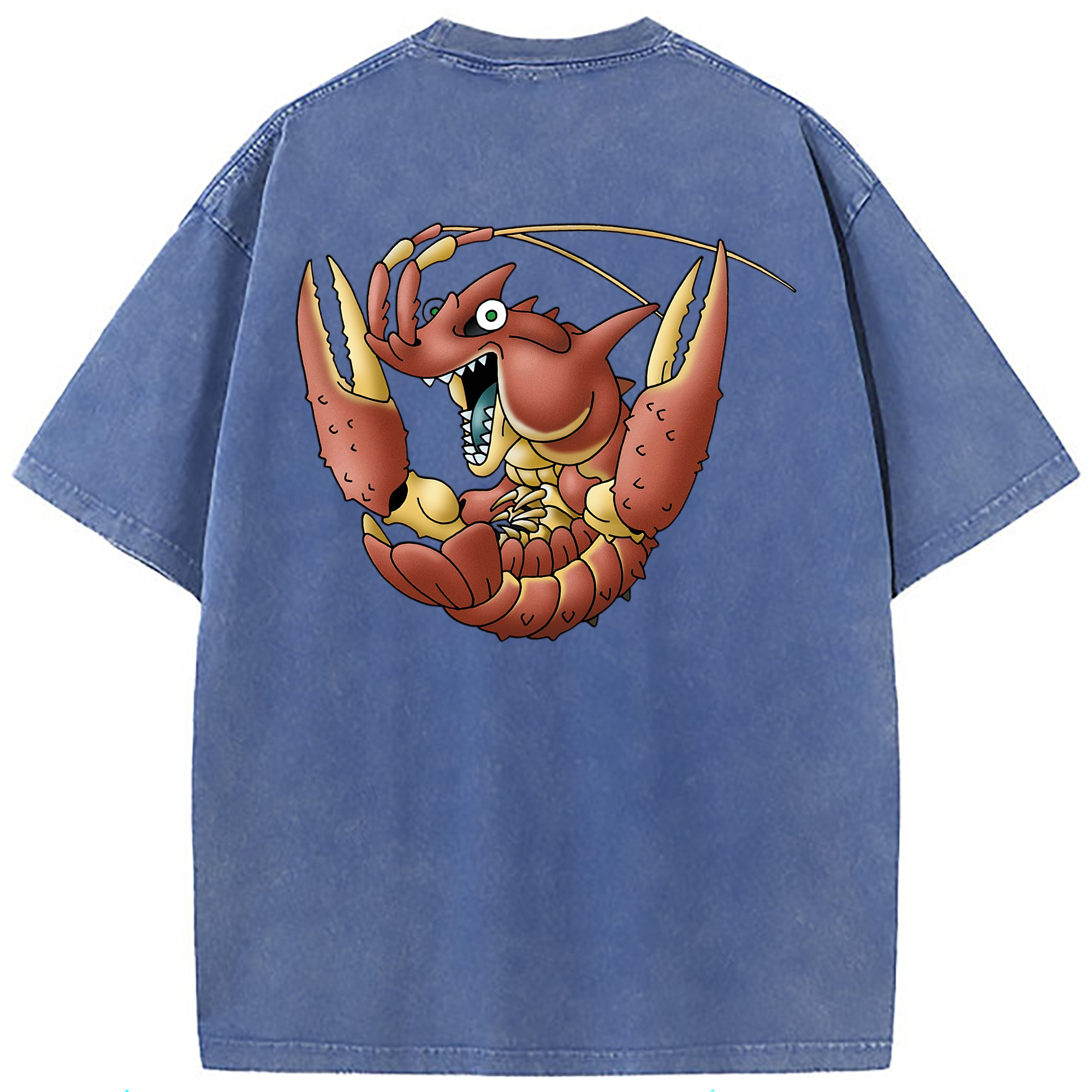 （画像用） ドラゴンクエスト Doragon Kuesuto Dragon Quest 綿100% ヴィンテージ風 半袖Tシャツ（背面プリント）