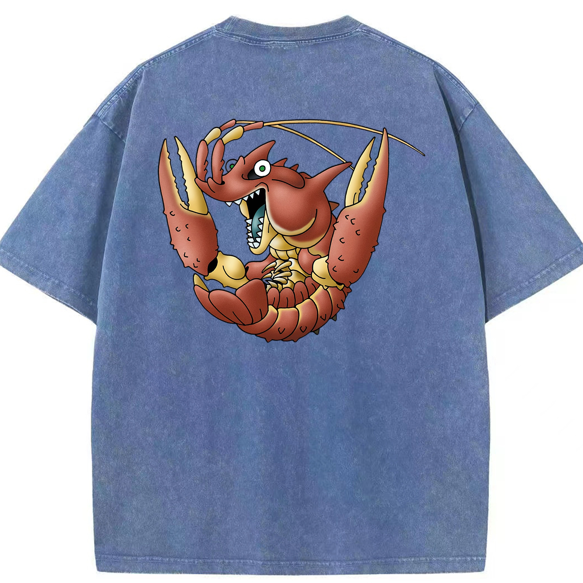 （画像用） ドラゴンクエスト Doragon Kuesuto Dragon Quest 綿100% ヴィンテージ風 半袖Tシャツ（背面プリント）