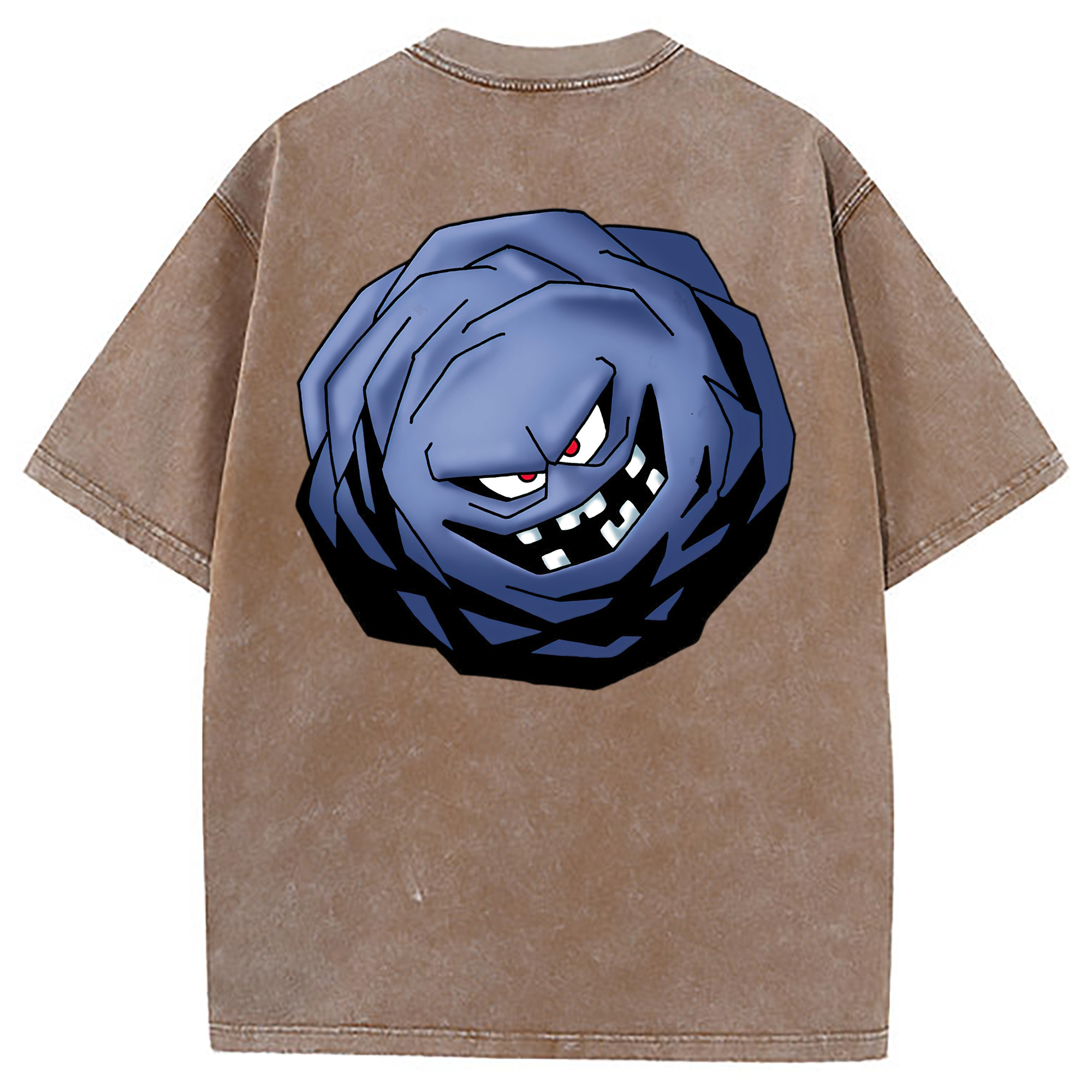 （画像用） ドラゴンクエスト Doragon Kuesuto Dragon Quest 綿100% ヴィンテージ風 半袖Tシャツ（背面プリント）
