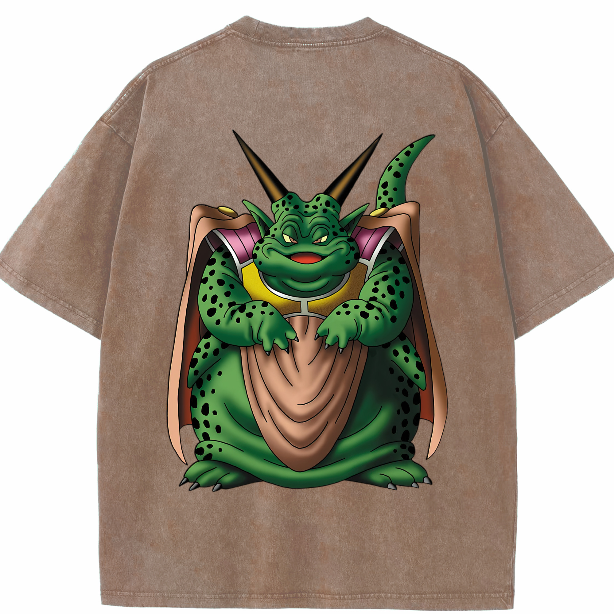 （画像用） ドラゴンクエスト Doragon Kuesuto Dragon Quest 綿100% ヴィンテージ風 半袖Tシャツ（背面プリント）