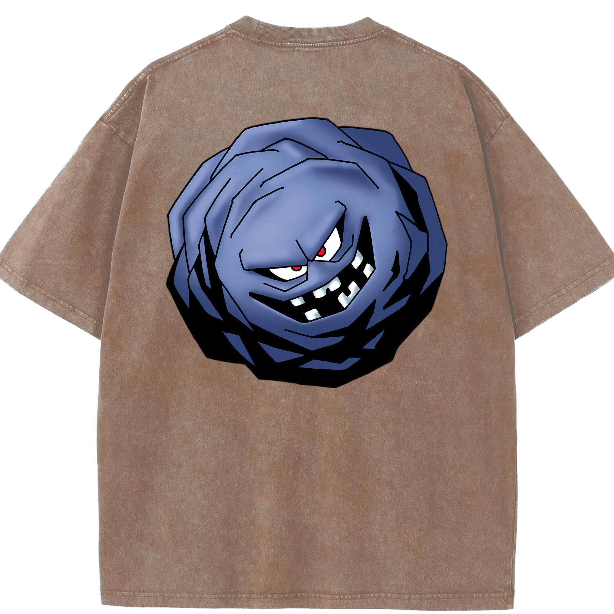 （画像用） ドラゴンクエスト Doragon Kuesuto Dragon Quest 綿100% ヴィンテージ風 半袖Tシャツ（背面プリント）