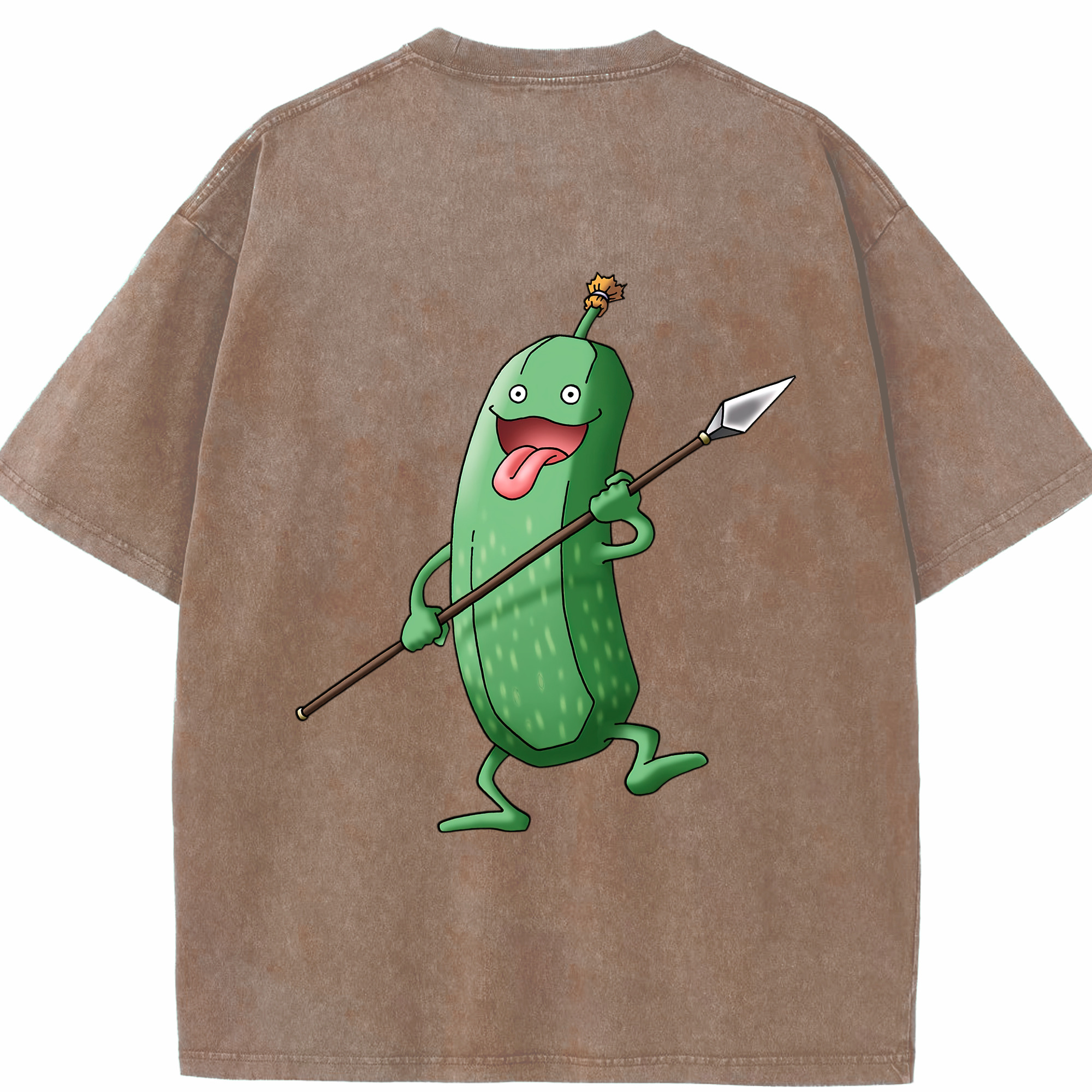 （画像用） ドラゴンクエスト Doragon Kuesuto Dragon Quest 綿100% ヴィンテージ風 半袖Tシャツ（背面プリント）