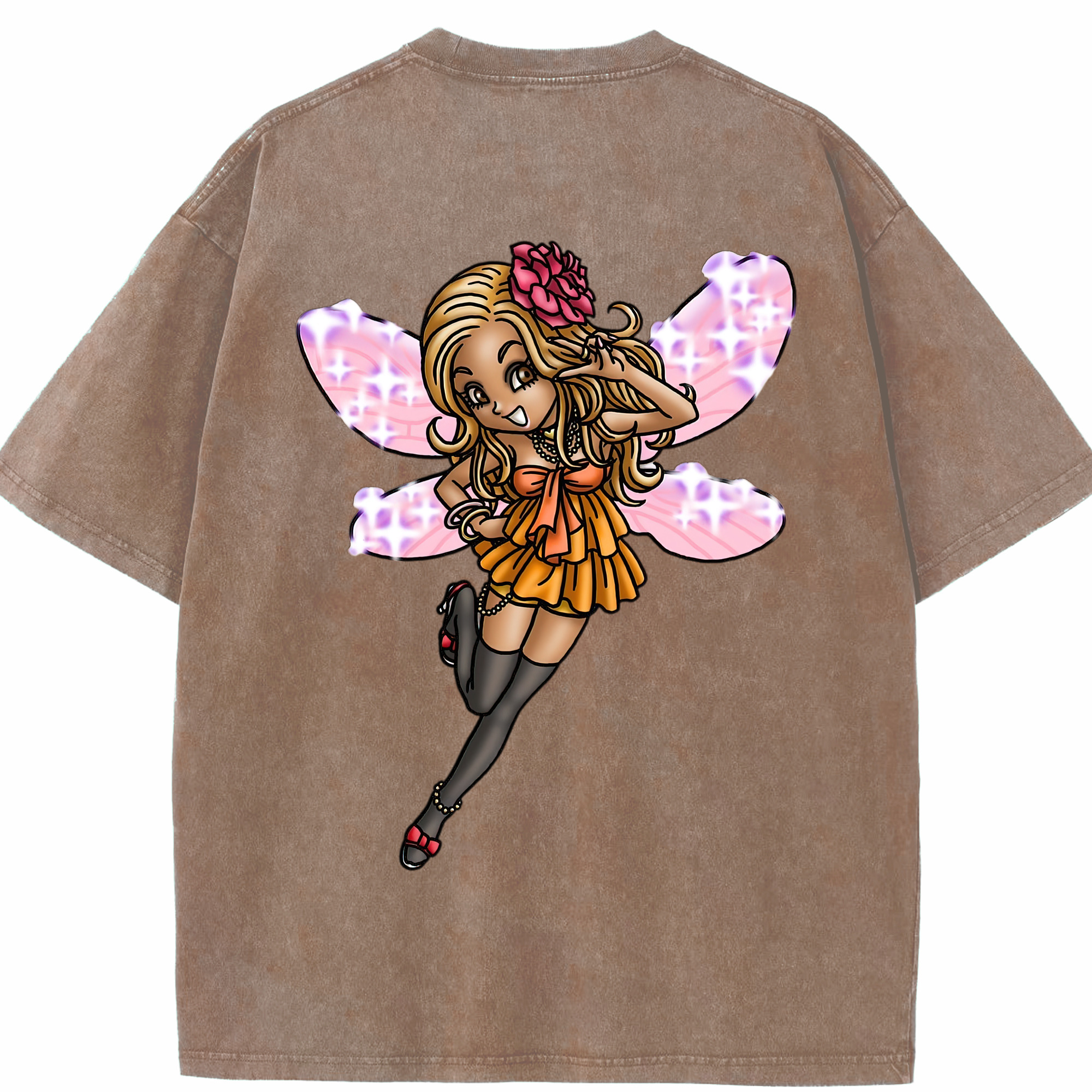 （画像用） ドラゴンクエスト Doragon Kuesuto Dragon Quest 綿100% ヴィンテージ風 半袖Tシャツ（背面プリント）