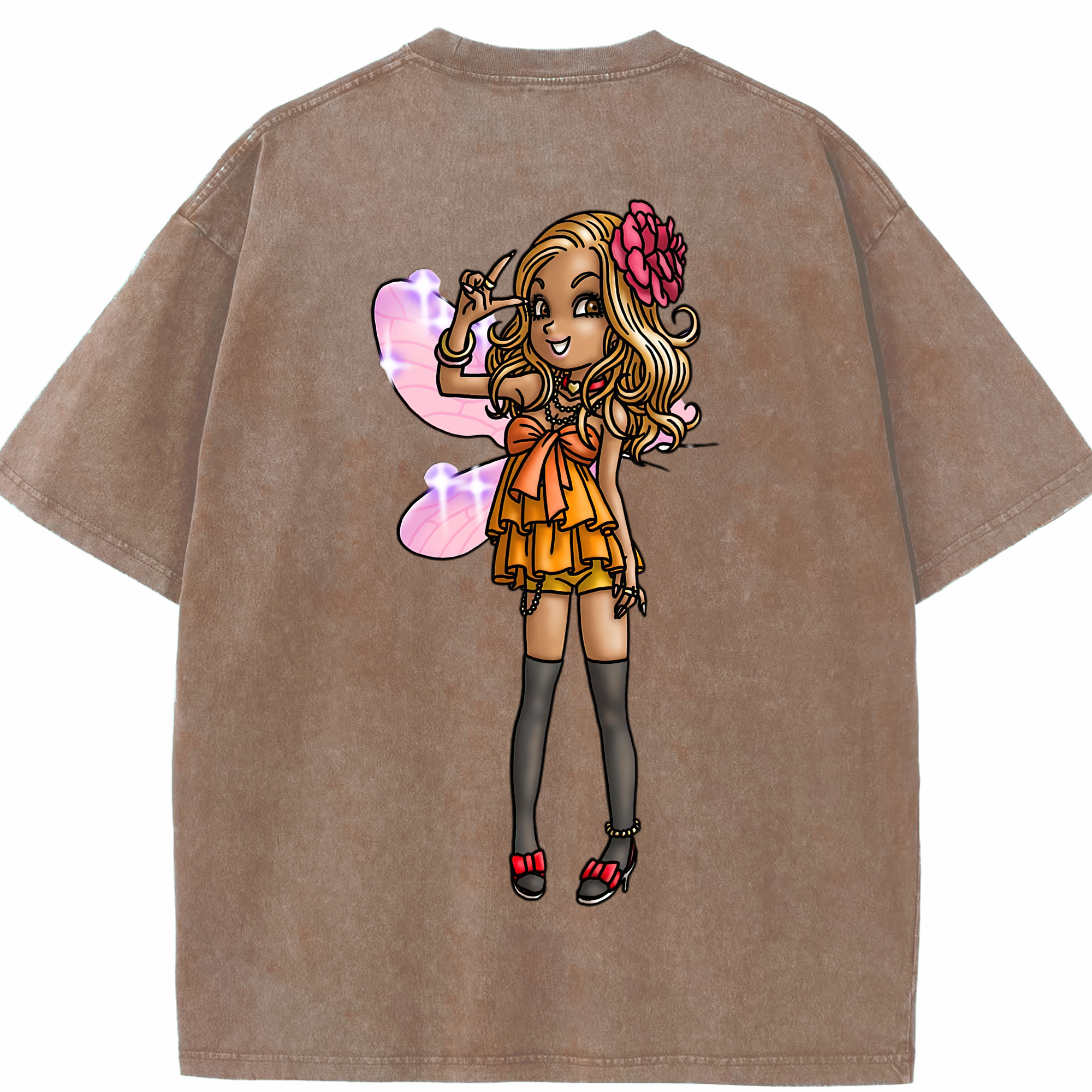 （画像用） ドラゴンクエスト Doragon Kuesuto Dragon Quest 綿100% ヴィンテージ風 半袖Tシャツ（背面プリント）