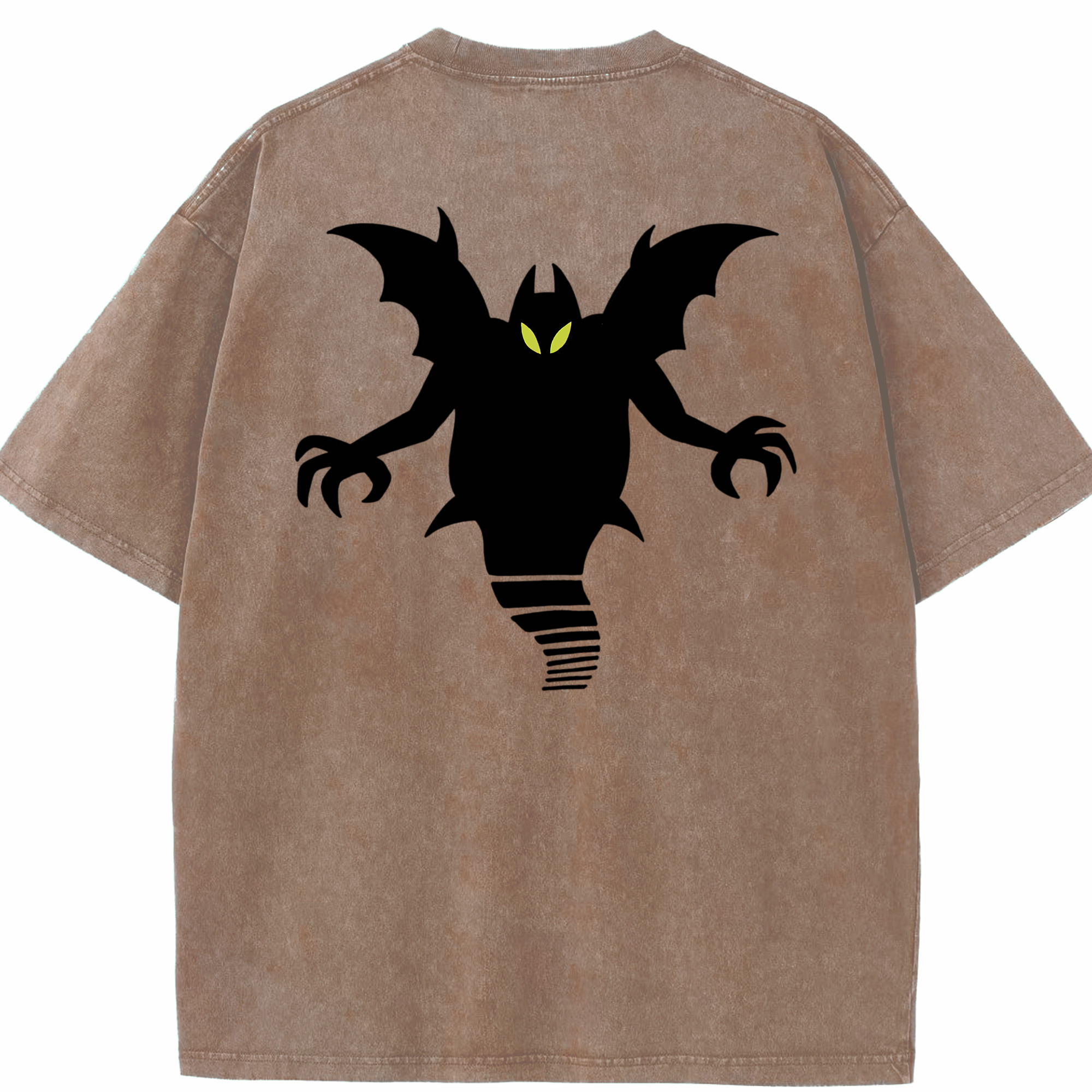 （画像用） ドラゴンクエスト Doragon Kuesuto Dragon Quest 綿100% ヴィンテージ風 半袖Tシャツ（背面プリント）