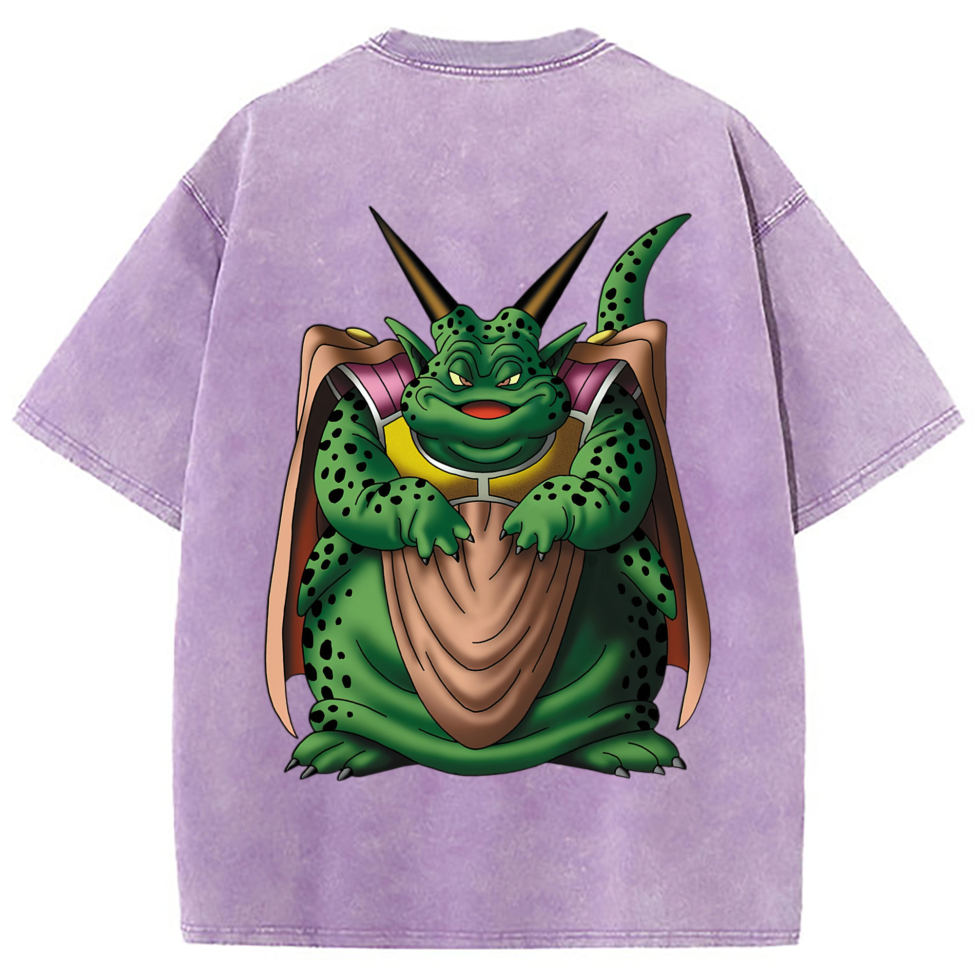 （画像用） ドラゴンクエスト Doragon Kuesuto Dragon Quest 綿100% ヴィンテージ風 半袖Tシャツ（背面プリント）