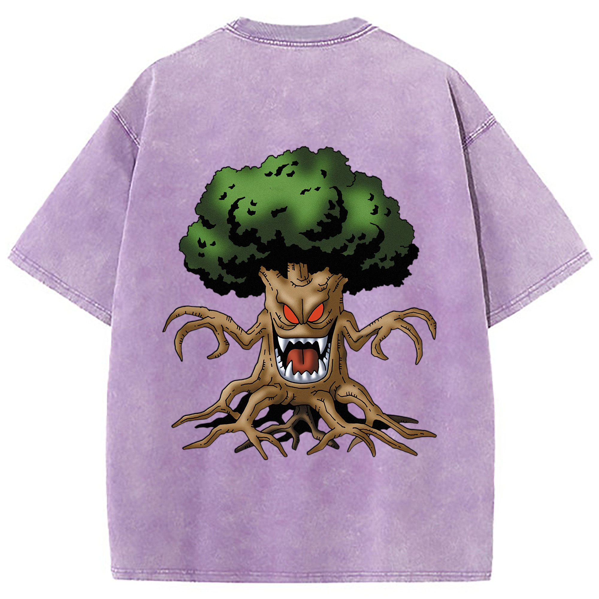 （画像用） ドラゴンクエスト Doragon Kuesuto Dragon Quest 綿100% ヴィンテージ風 半袖Tシャツ（背面プリント）