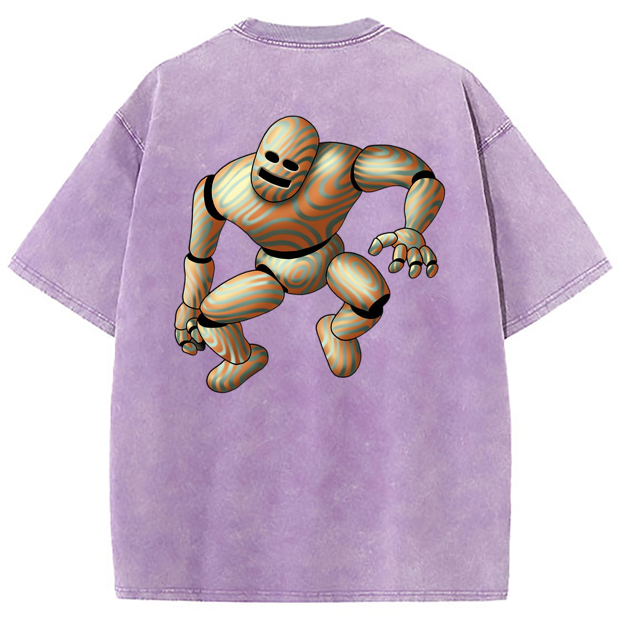 （画像用） ドラゴンクエスト Doragon Kuesuto Dragon Quest 綿100% ヴィンテージ風 半袖Tシャツ（背面プリント）