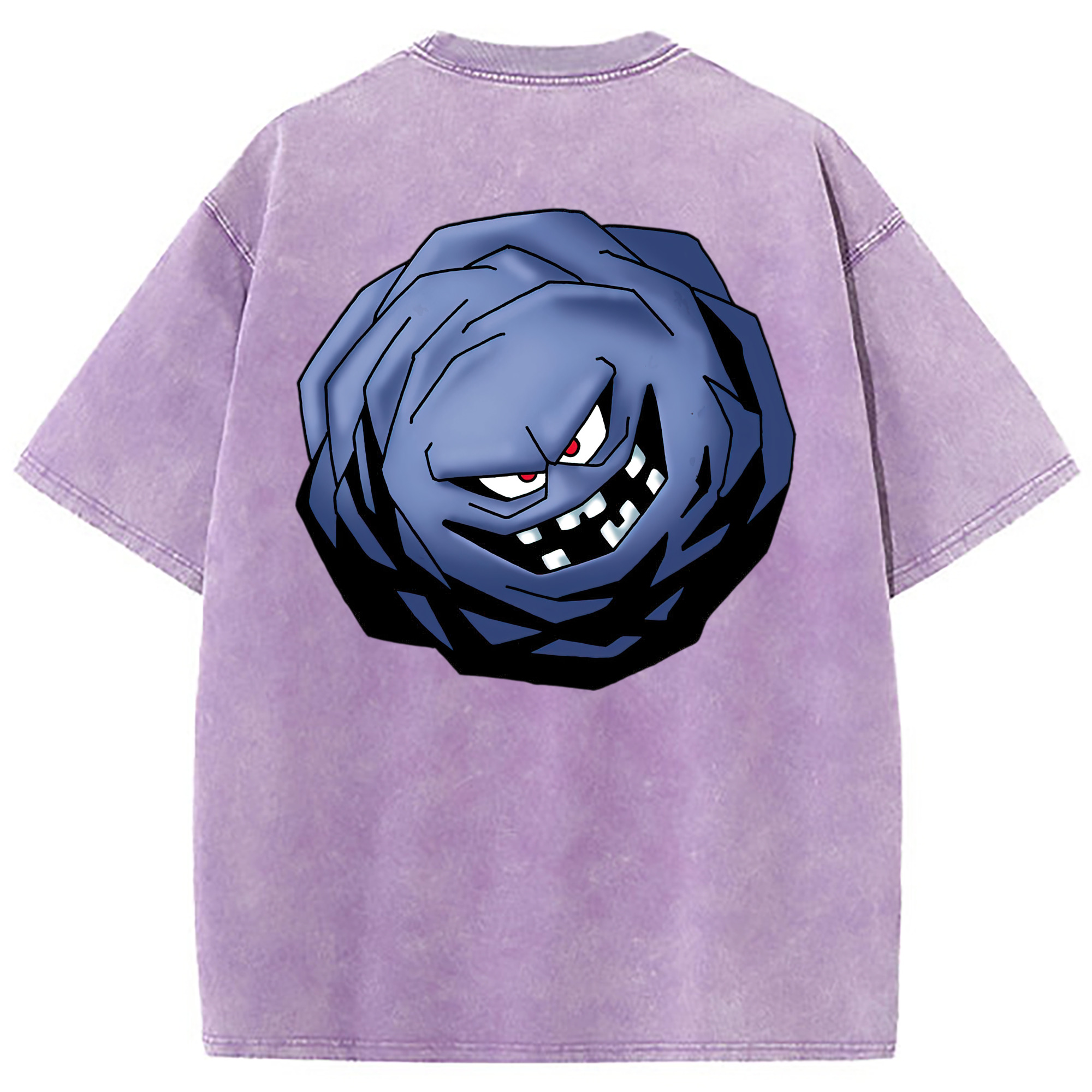 （画像用） ドラゴンクエスト Doragon Kuesuto Dragon Quest 綿100% ヴィンテージ風 半袖Tシャツ（背面プリント）