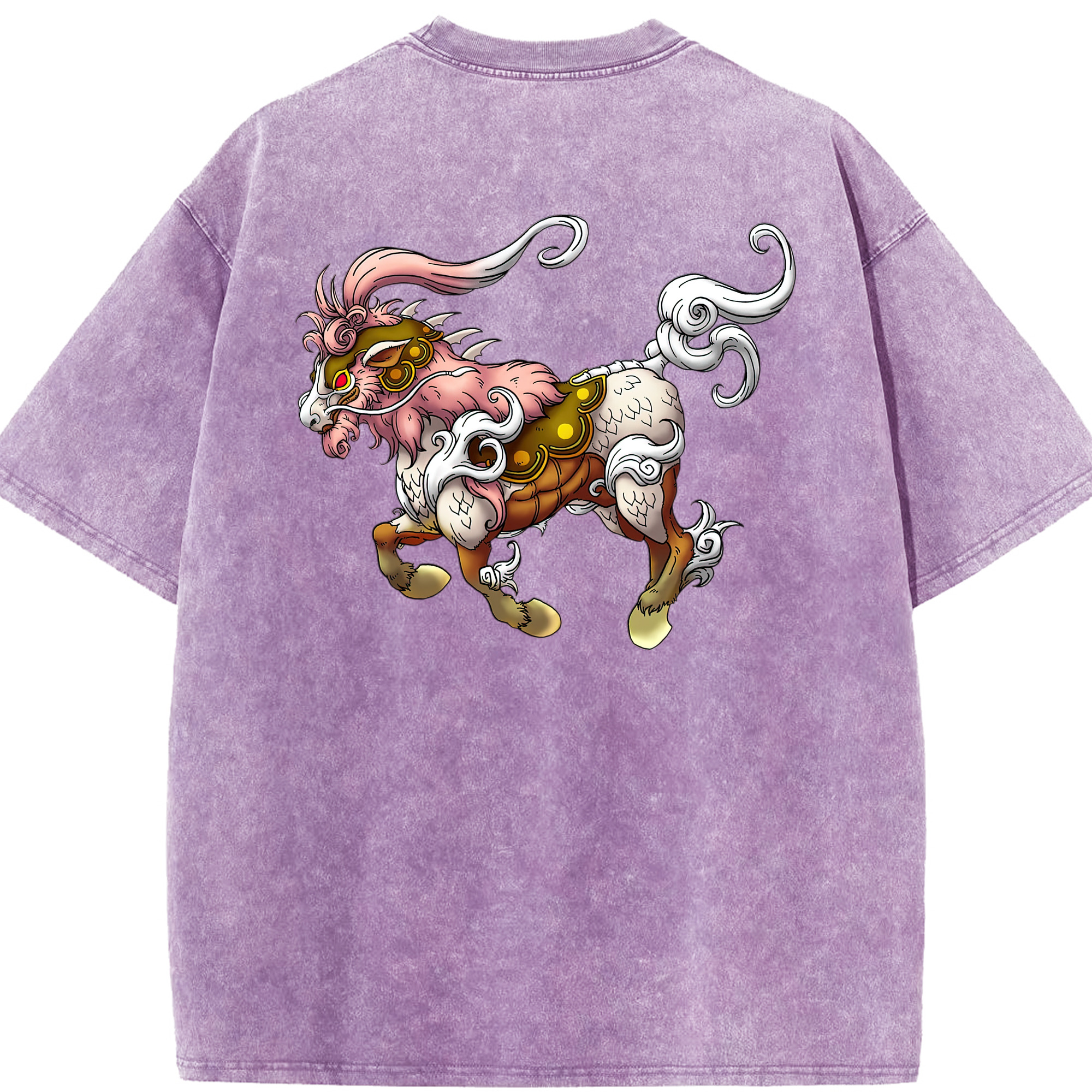 （画像用） ドラゴンクエスト Doragon Kuesuto Dragon Quest 綿100% ヴィンテージ風 半袖Tシャツ（背面プリント）