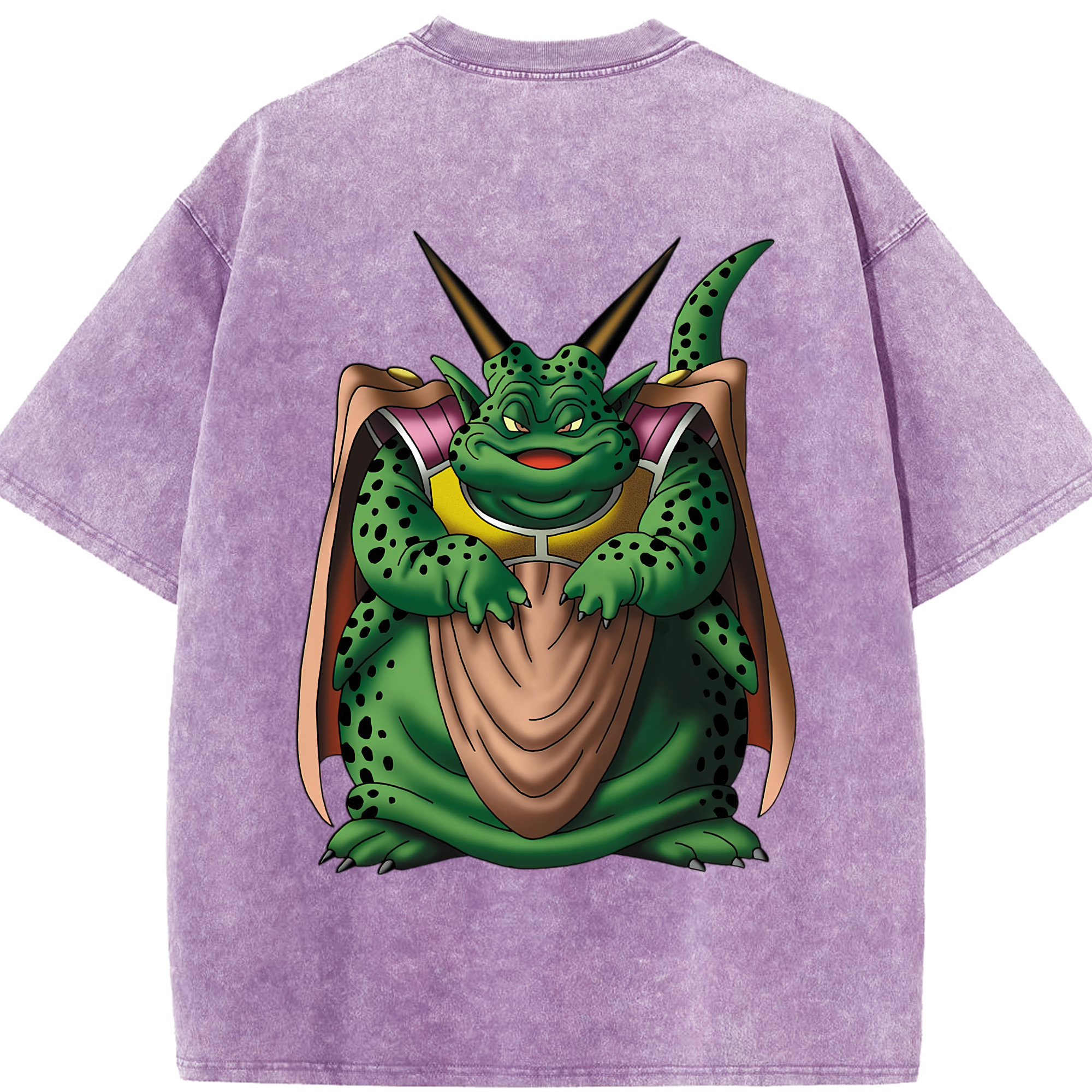（画像用） ドラゴンクエスト Doragon Kuesuto Dragon Quest 綿100% ヴィンテージ風 半袖Tシャツ（背面プリント）