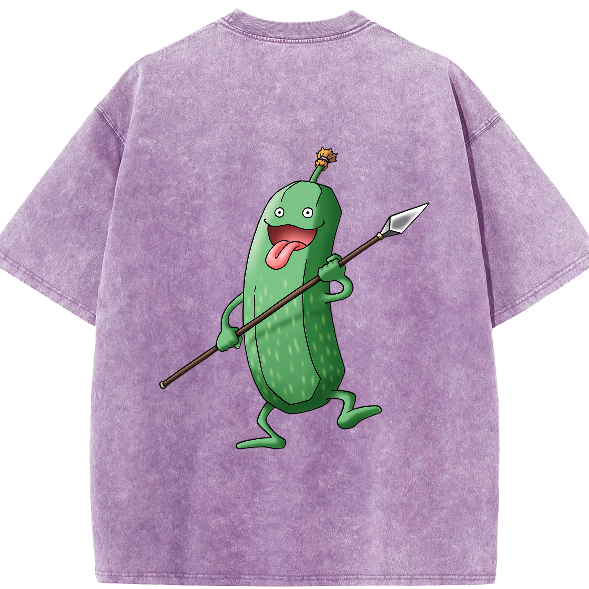 （画像用） ドラゴンクエスト Doragon Kuesuto Dragon Quest 綿100% ヴィンテージ風 半袖Tシャツ（背面プリント）