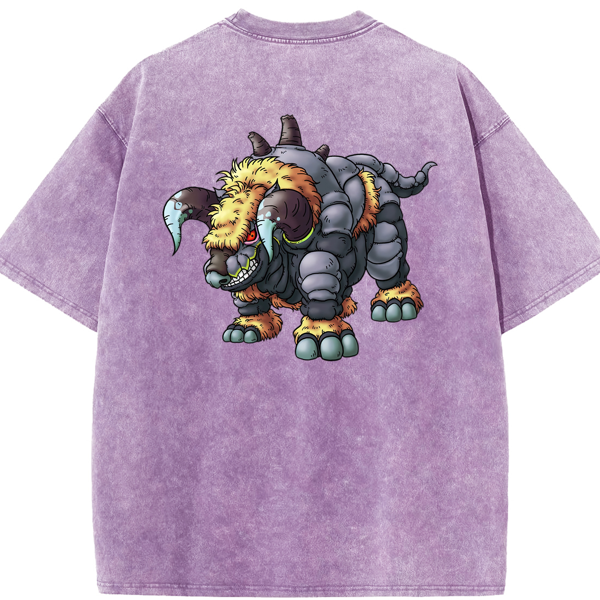 （画像用） ドラゴンクエスト Doragon Kuesuto Dragon Quest 綿100% ヴィンテージ風 半袖Tシャツ（背面プリント）