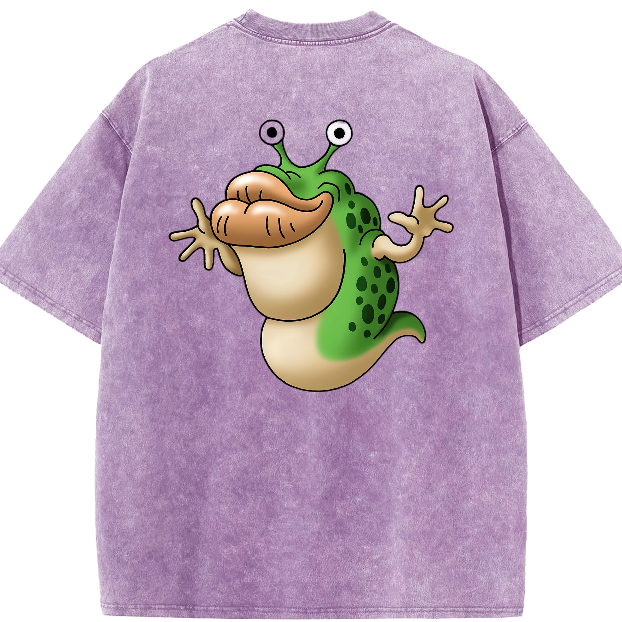 （画像用） ドラゴンクエスト Doragon Kuesuto Dragon Quest 綿100% ヴィンテージ風 半袖Tシャツ（背面プリント）