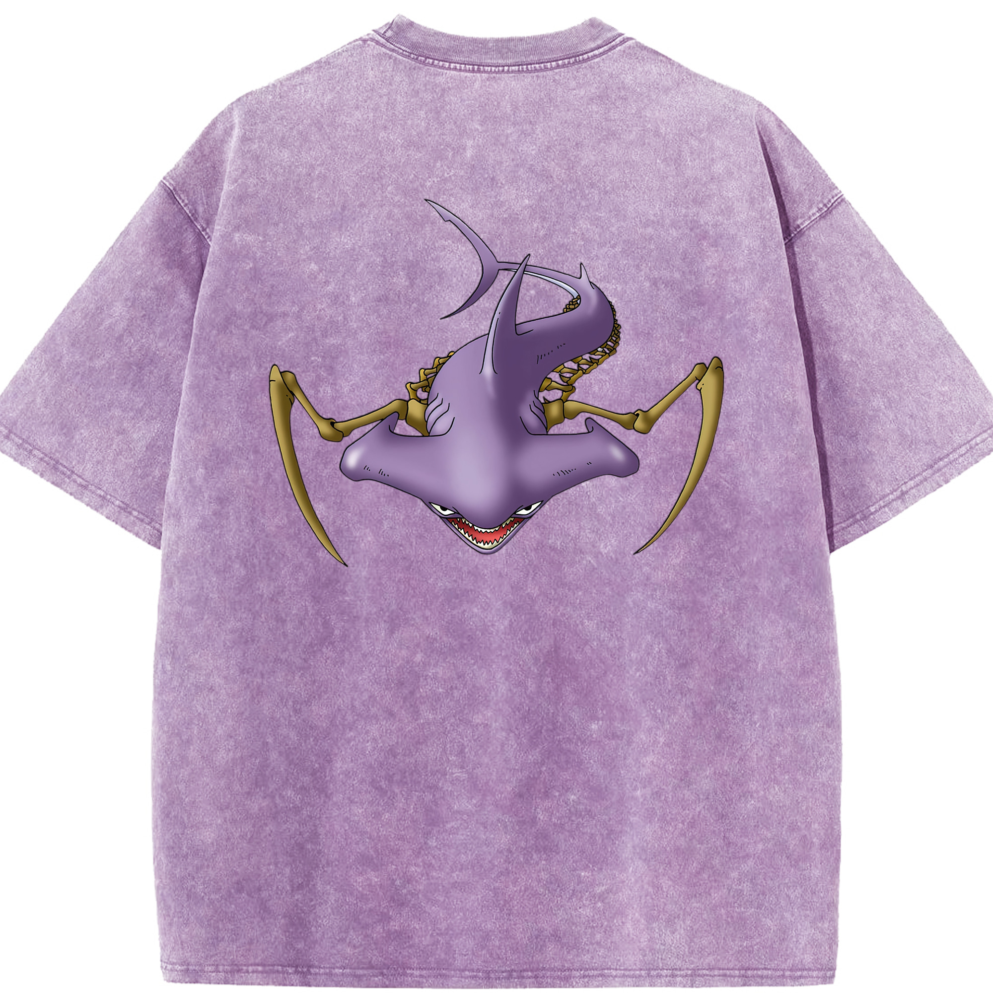 （画像用） ドラゴンクエスト Doragon Kuesuto Dragon Quest 綿100% ヴィンテージ風 半袖Tシャツ（背面プリント）