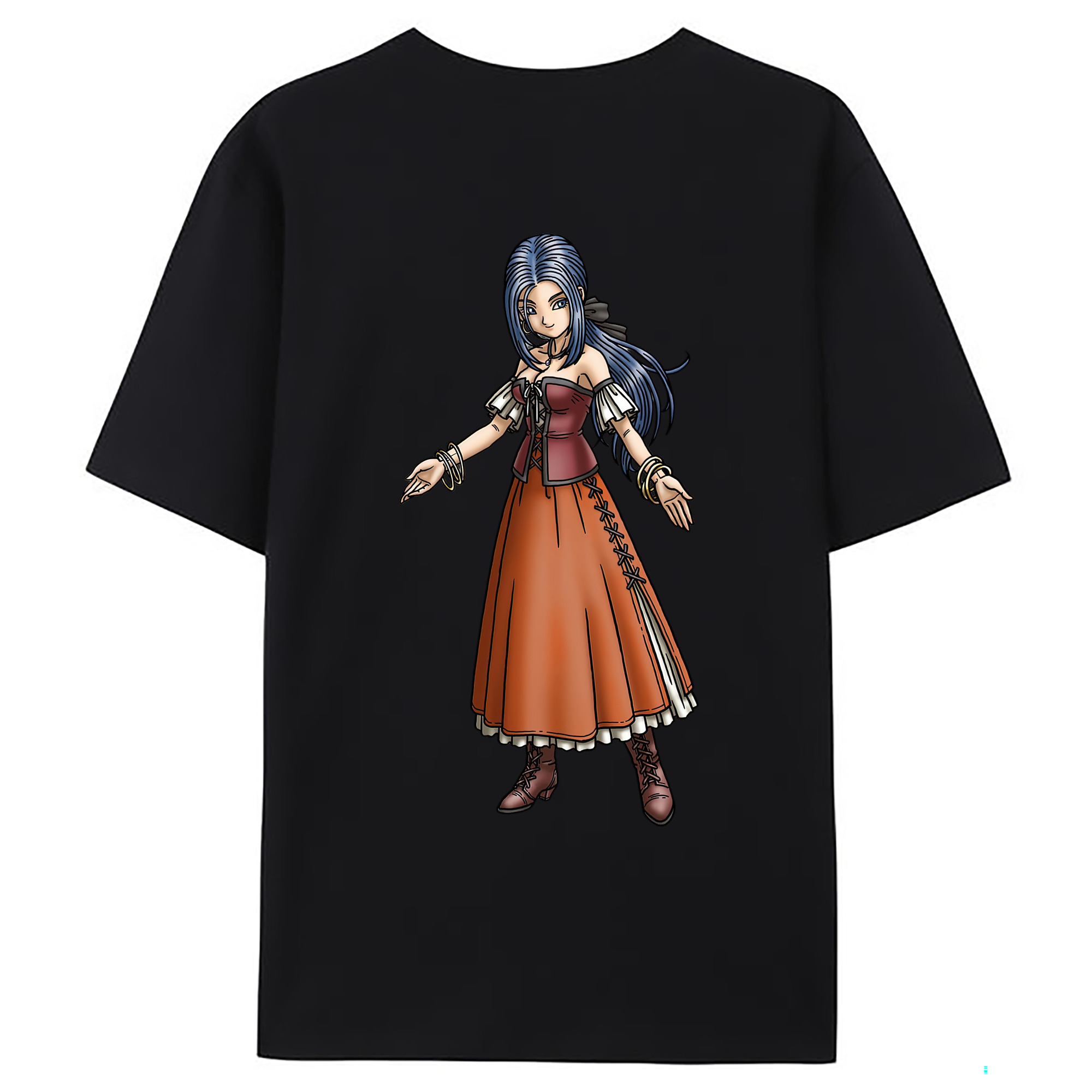 （画像用） ドラゴンクエスト Doragon Kuesuto Dragon Quest 綿100％ メンズ半袖Tシャツ（バックプリント） 通気性