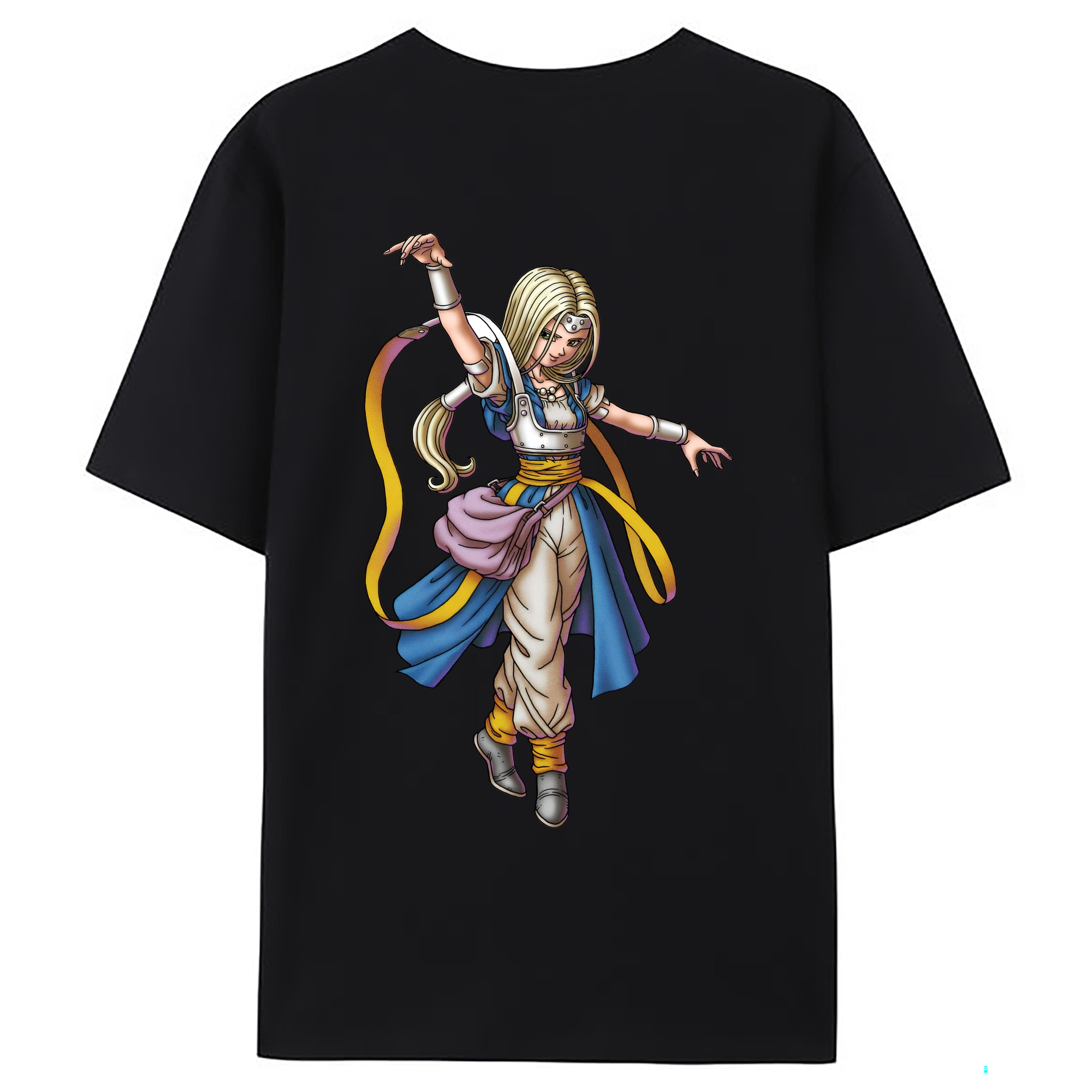 （画像用） ドラゴンクエスト Doragon Kuesuto Dragon Quest 綿100％ メンズ半袖Tシャツ（バックプリント） 通気性