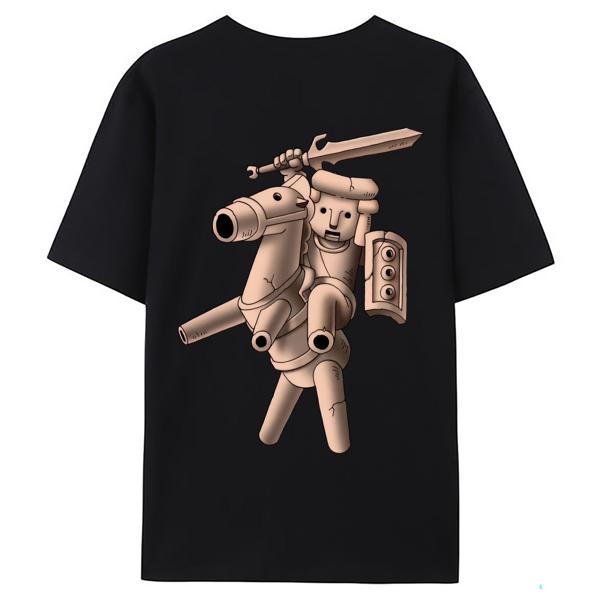 （画像用） ドラゴンクエスト Doragon Kuesuto Dragon Quest 綿100％ メンズ半袖Tシャツ（バックプリント） 通気性
