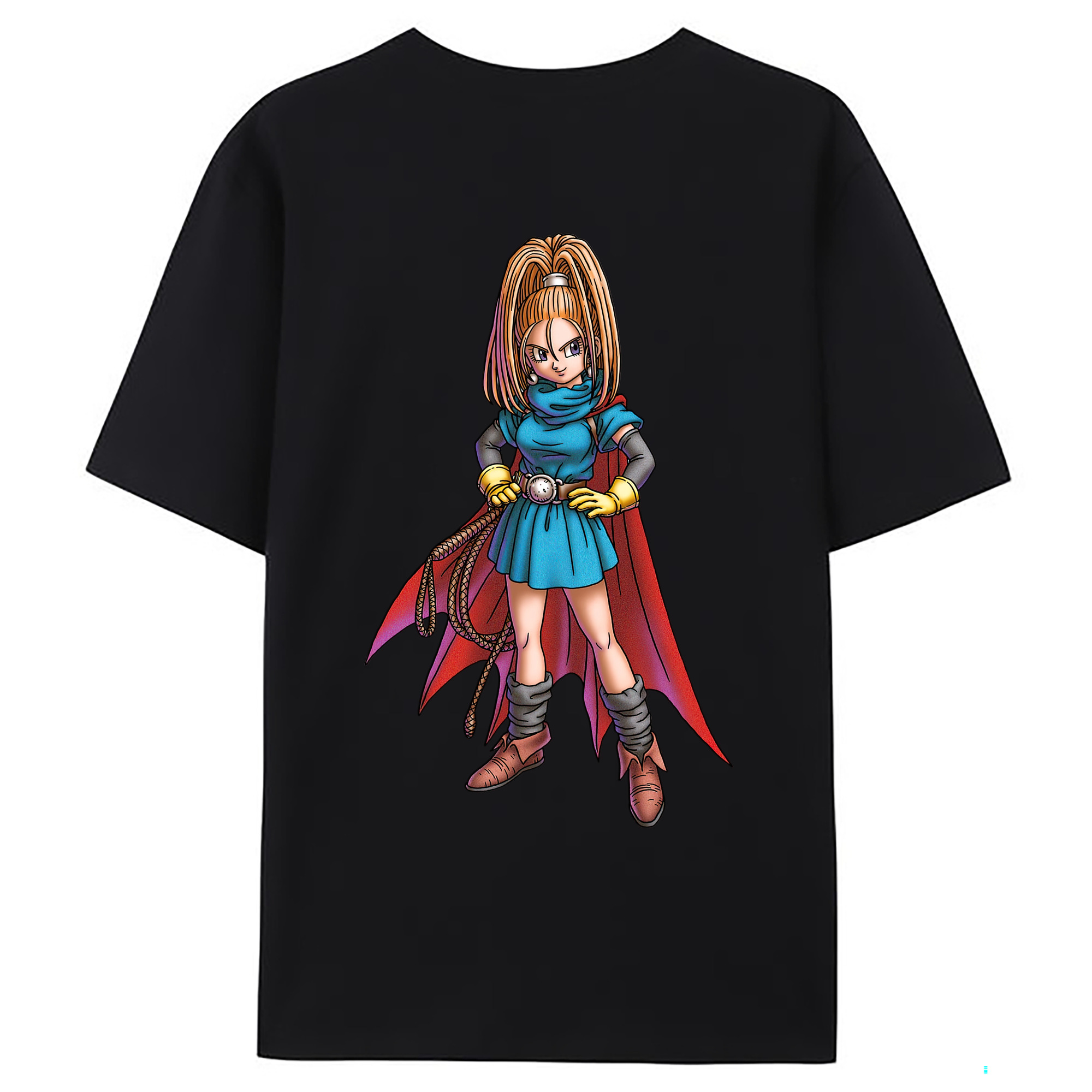 （画像用） ドラゴンクエスト Doragon Kuesuto Dragon Quest 綿100％ メンズ半袖Tシャツ（バックプリント） 通気性
