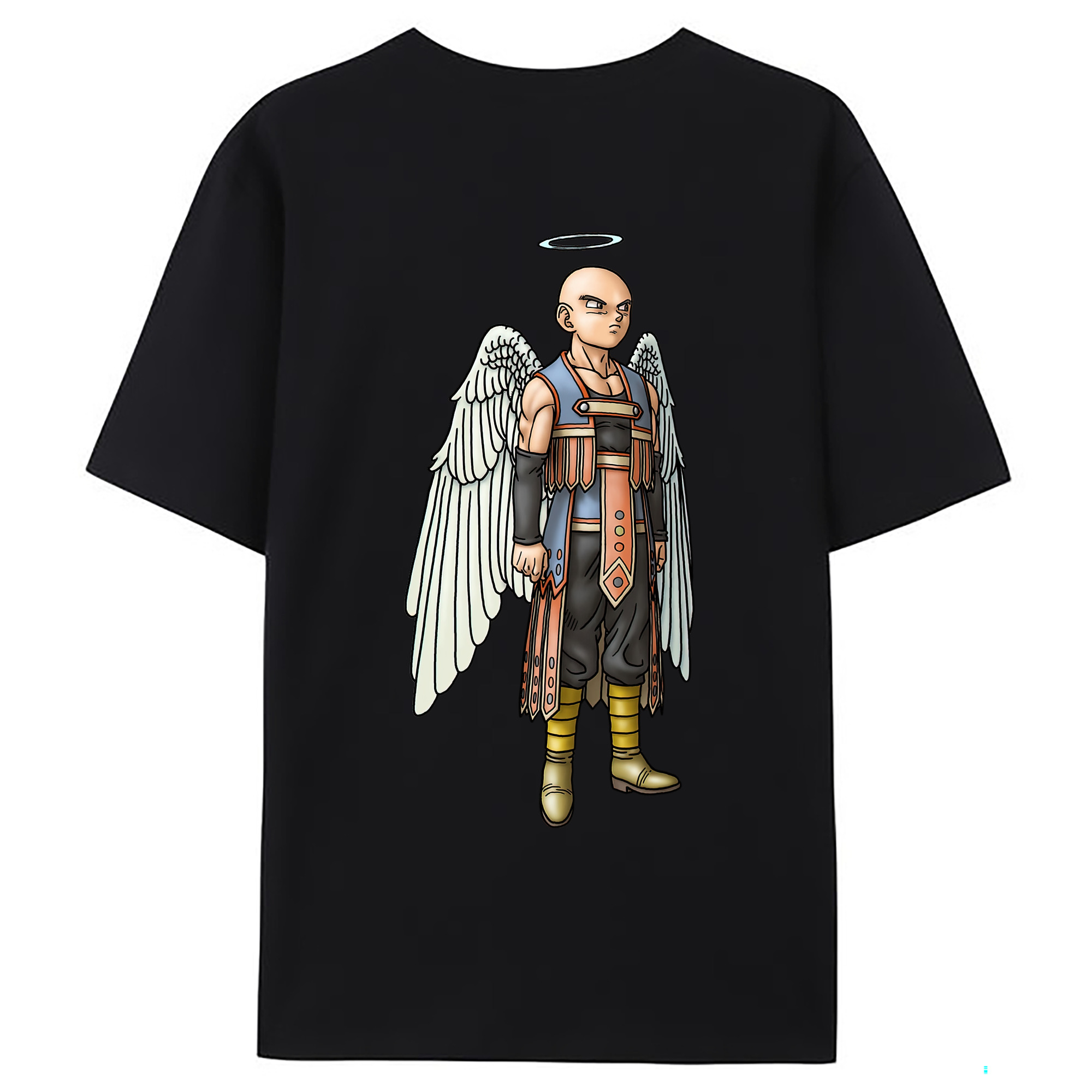 （画像用） ドラゴンクエスト Doragon Kuesuto Dragon Quest 綿100％ メンズ半袖Tシャツ（バックプリント） 通気性