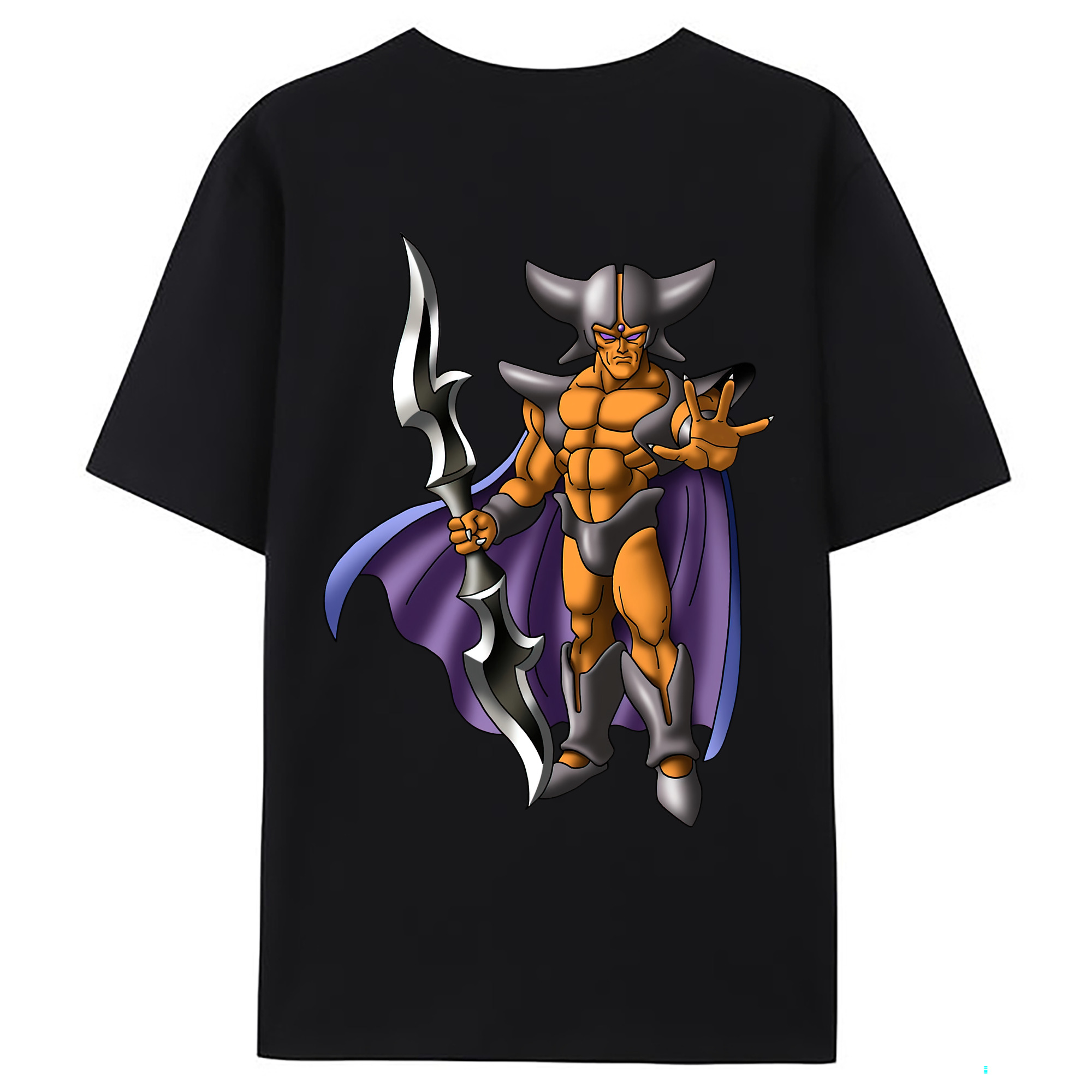 （画像用） ドラゴンクエスト Doragon Kuesuto Dragon Quest 綿100％ メンズ半袖Tシャツ（バックプリント） 通気性