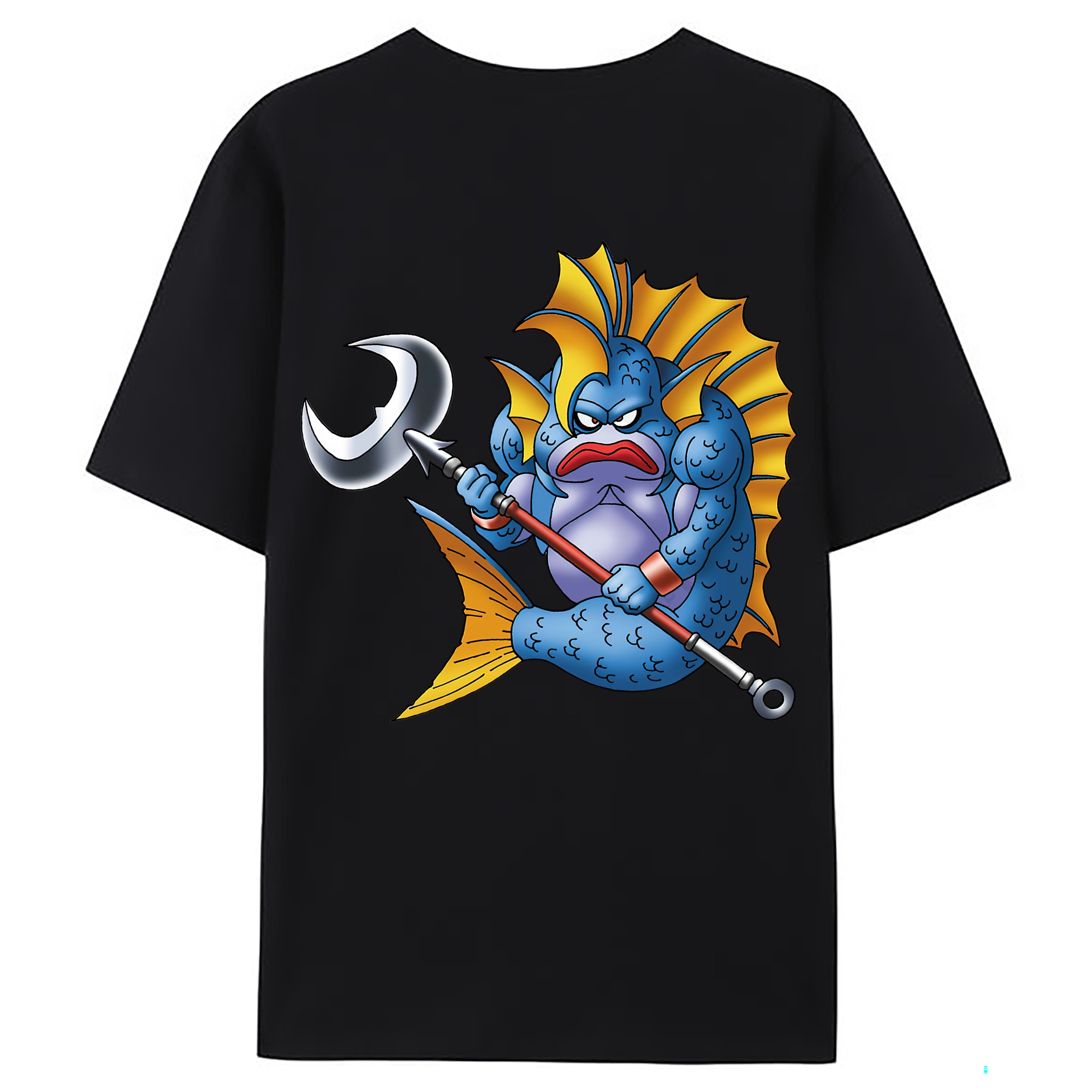 （画像用） ドラゴンクエスト Doragon Kuesuto Dragon Quest 綿100％ メンズ半袖Tシャツ（バックプリント） 通気性