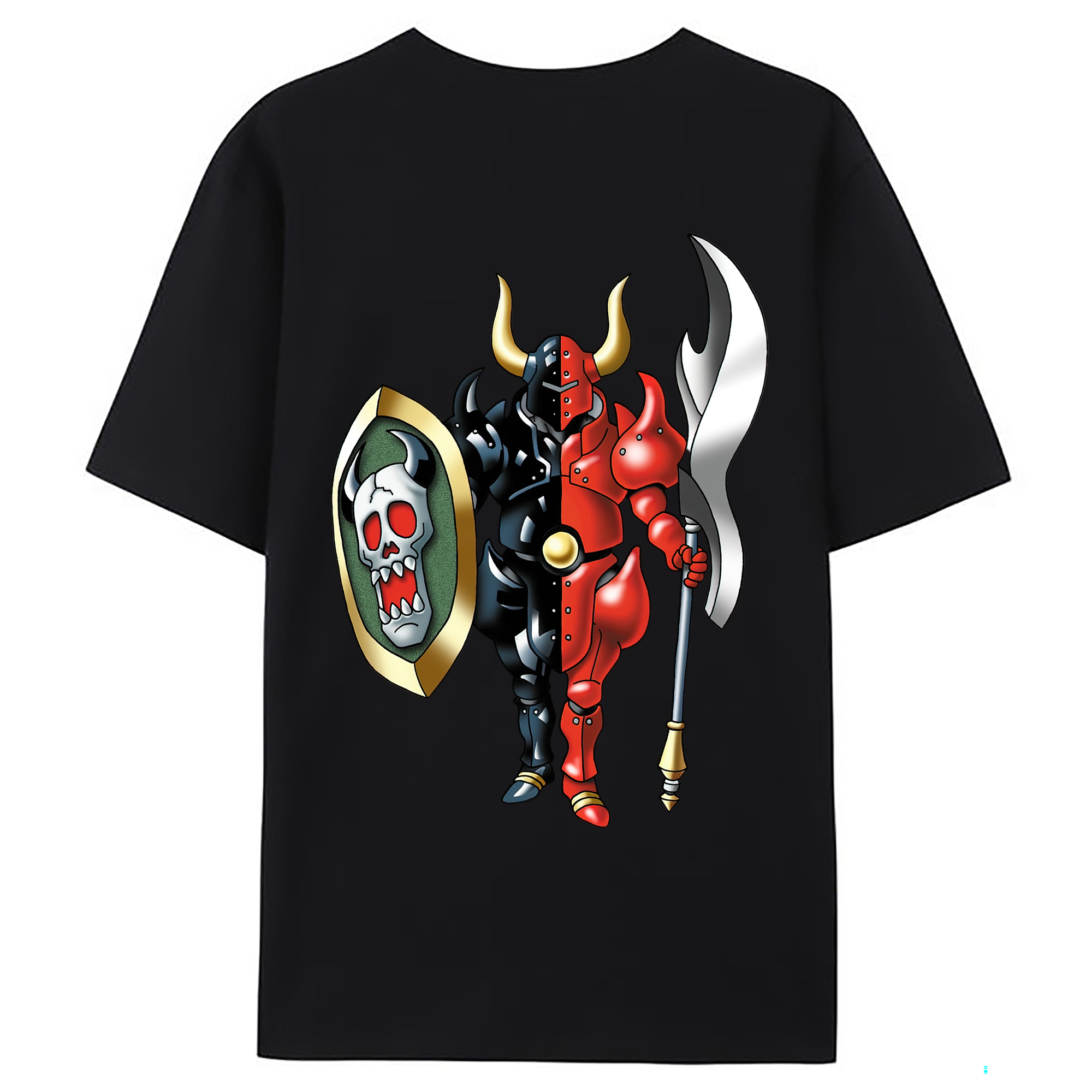 （画像用） ドラゴンクエスト Doragon Kuesuto Dragon Quest 綿100％ メンズ半袖Tシャツ（バックプリント） 通気性