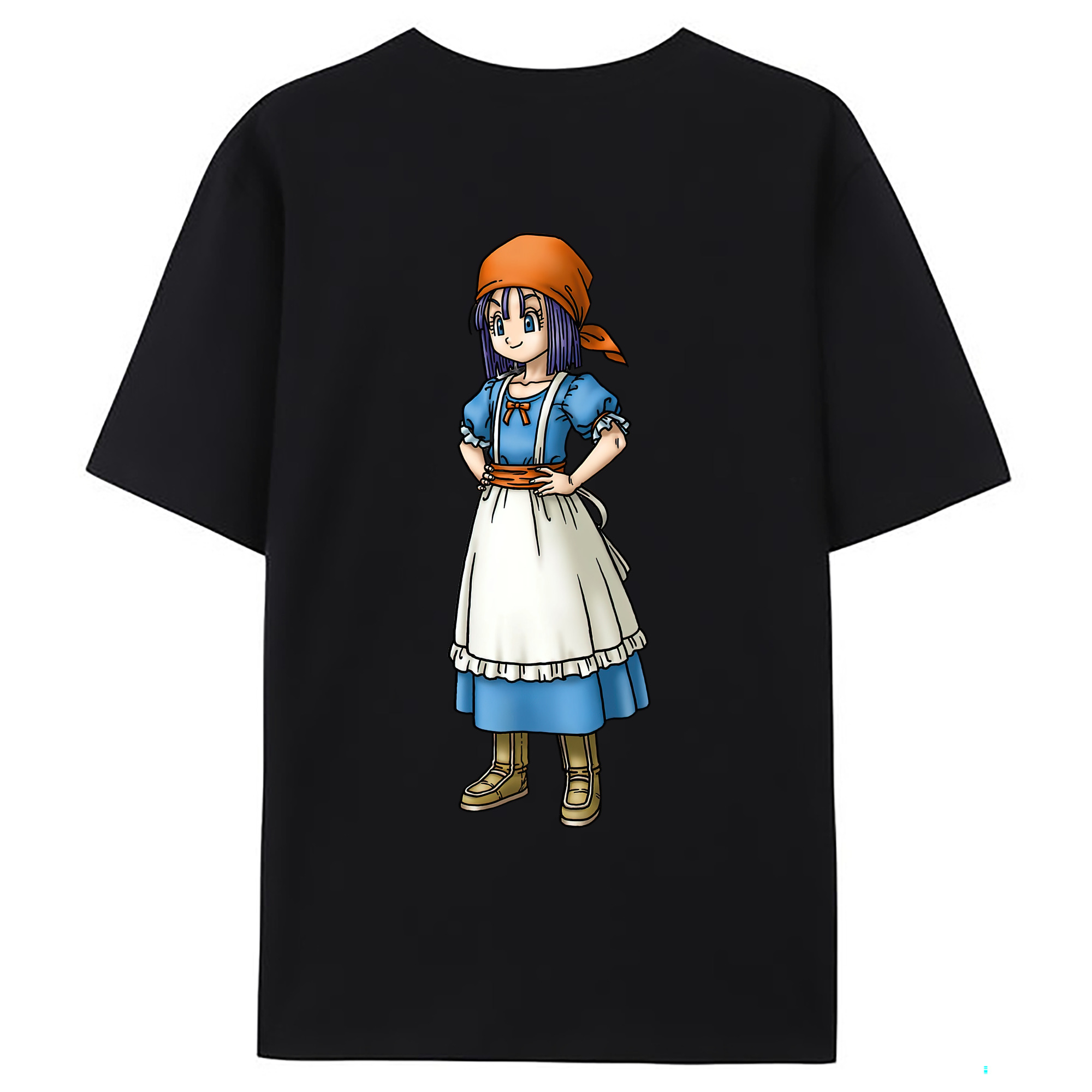 （画像用） ドラゴンクエスト Doragon Kuesuto Dragon Quest 綿100％ メンズ半袖Tシャツ（バックプリント） 通気性