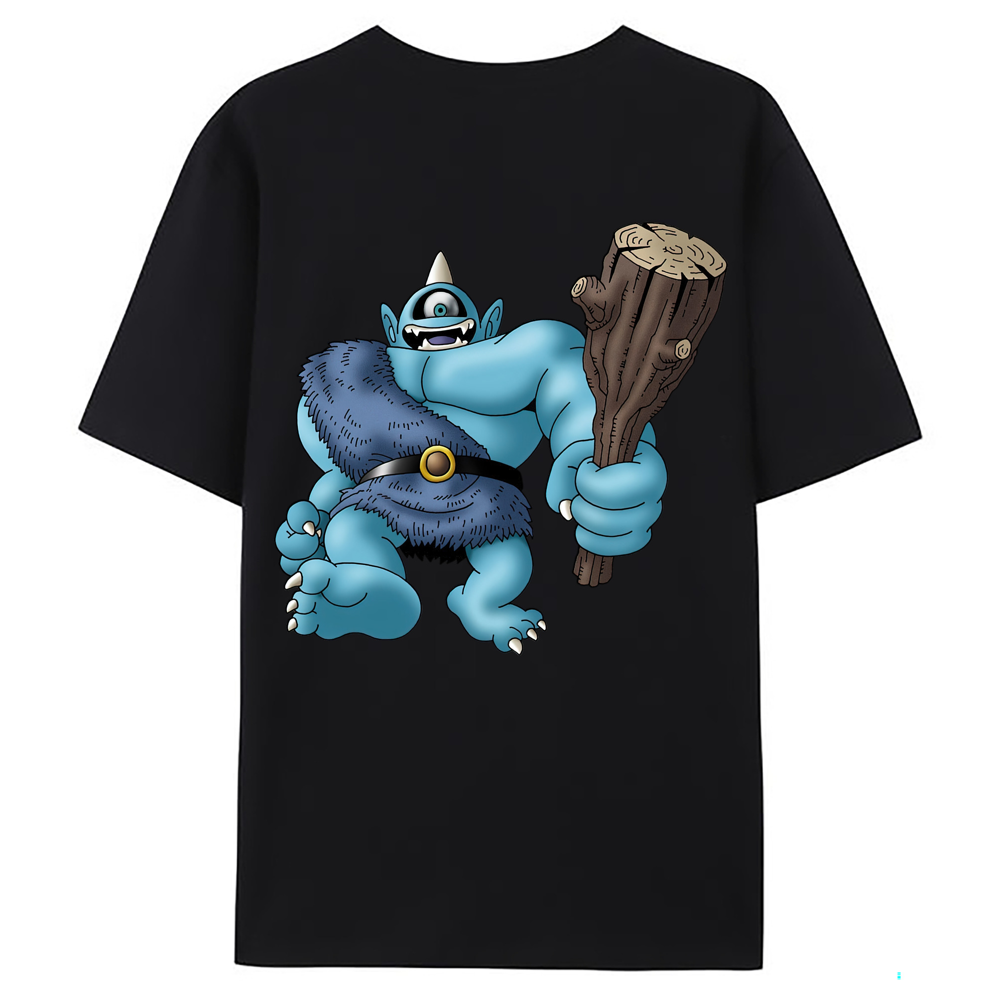 （画像用） ドラゴンクエスト Doragon Kuesuto Dragon Quest 綿100％ メンズ半袖Tシャツ（バックプリント） 通気性