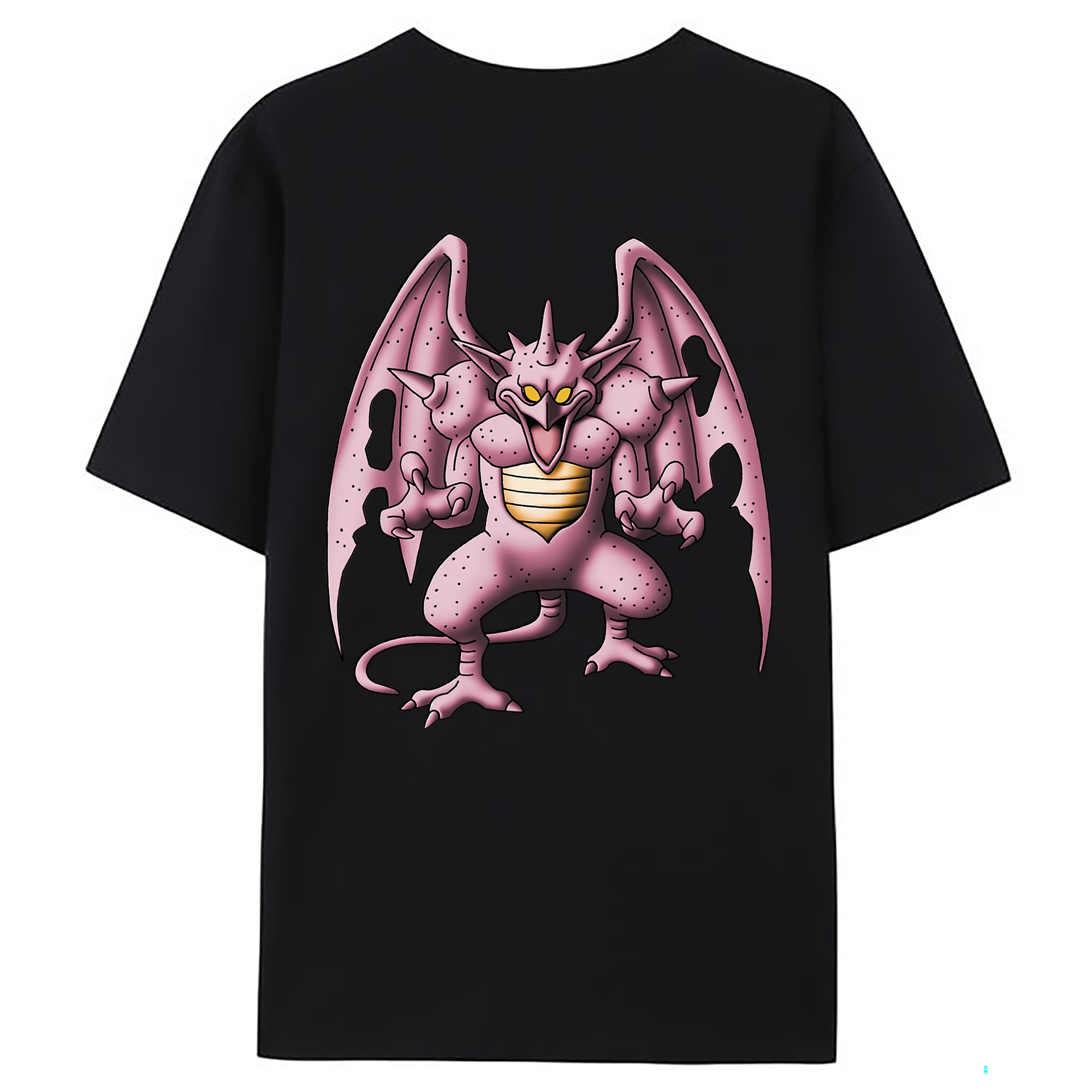 （画像用） ドラゴンクエスト Doragon Kuesuto Dragon Quest 綿100％ メンズ半袖Tシャツ（バックプリント） 通気性