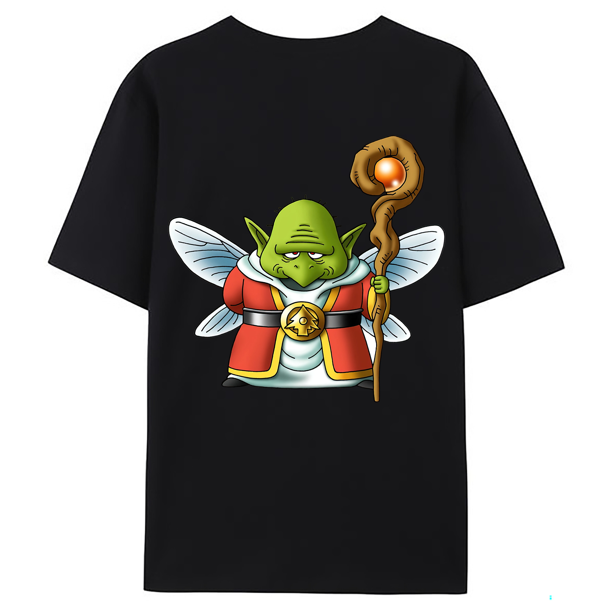 （画像用） ドラゴンクエスト Doragon Kuesuto Dragon Quest 綿100％ メンズ半袖Tシャツ（バックプリント） 通気性