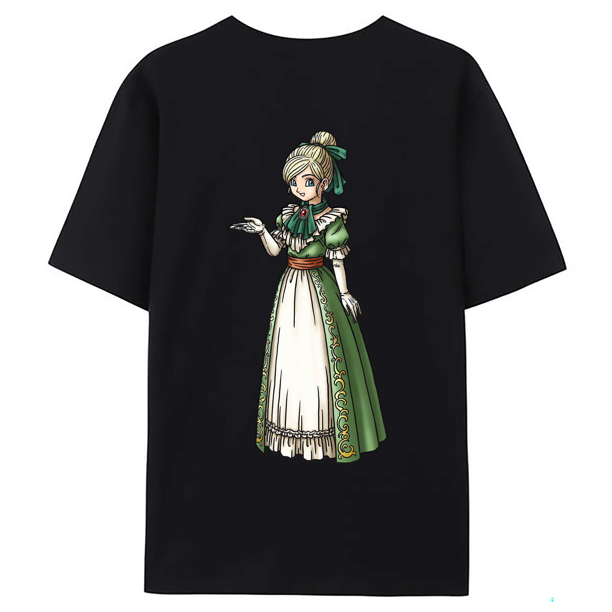 （画像用） ドラゴンクエスト Doragon Kuesuto Dragon Quest 綿100％ メンズ半袖Tシャツ（バックプリント） 通気性