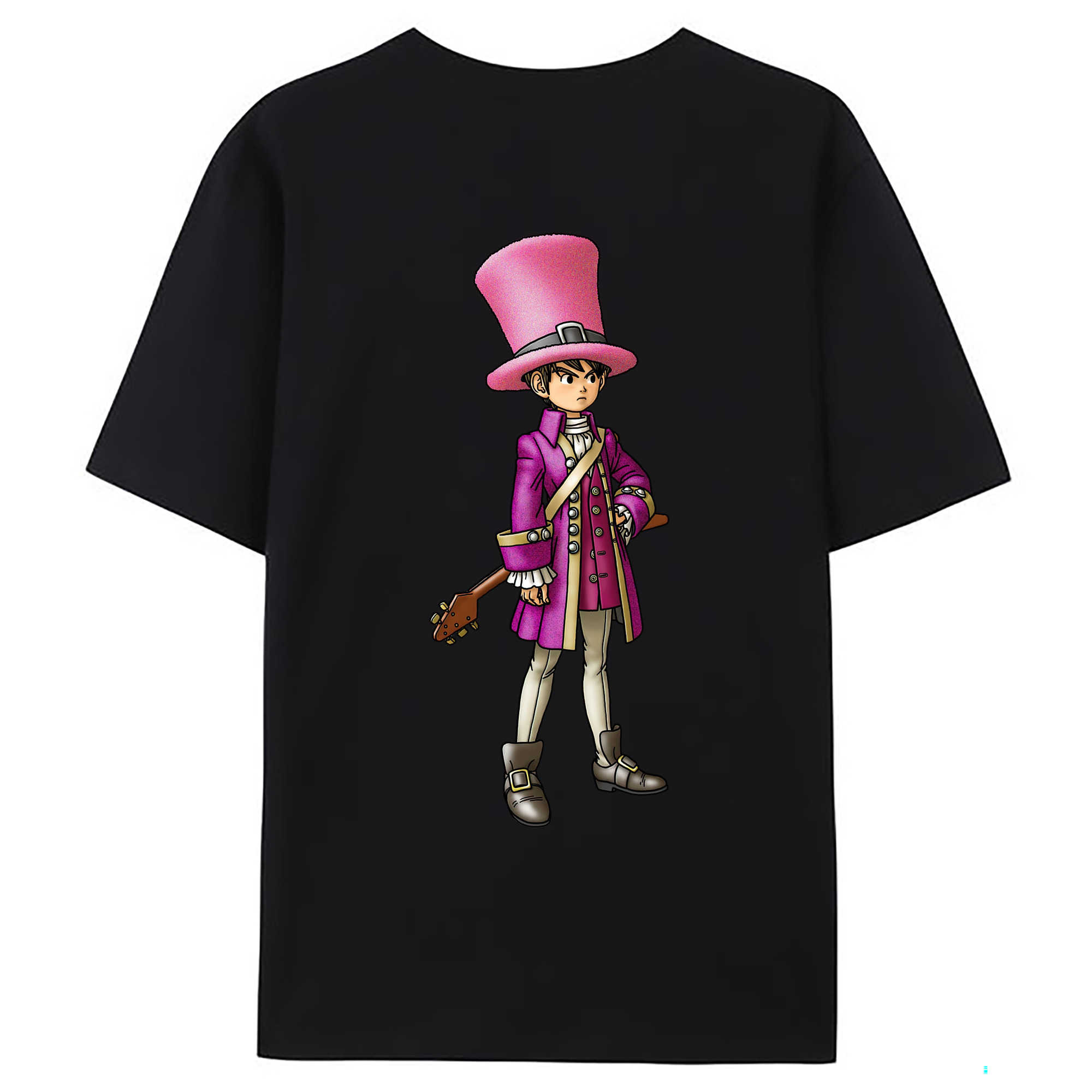 （画像用） ドラゴンクエスト Doragon Kuesuto Dragon Quest 綿100％ メンズ半袖Tシャツ（バックプリント） 通気性
