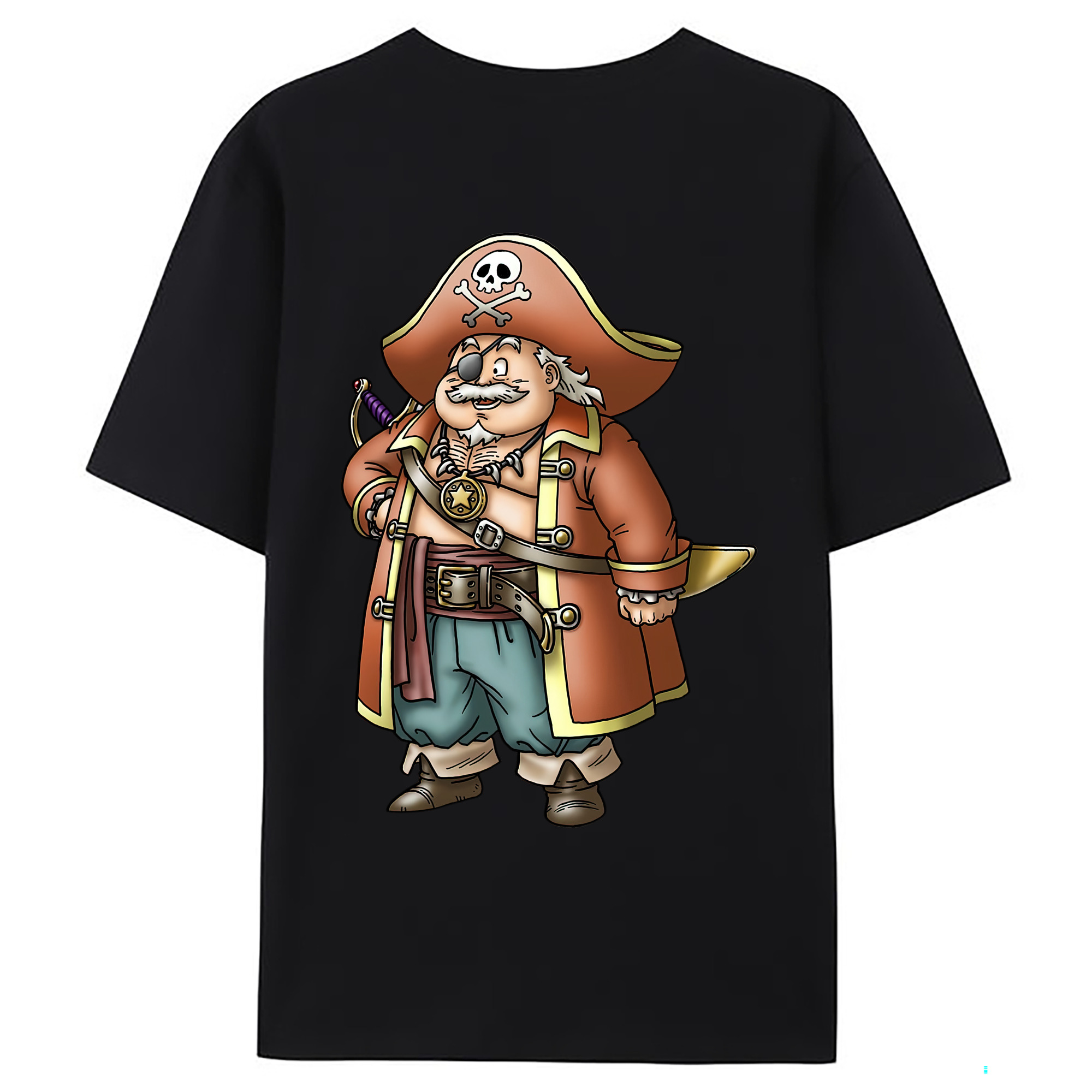 （画像用） ドラゴンクエスト Doragon Kuesuto Dragon Quest 綿100％ メンズ半袖Tシャツ（バックプリント） 通気性