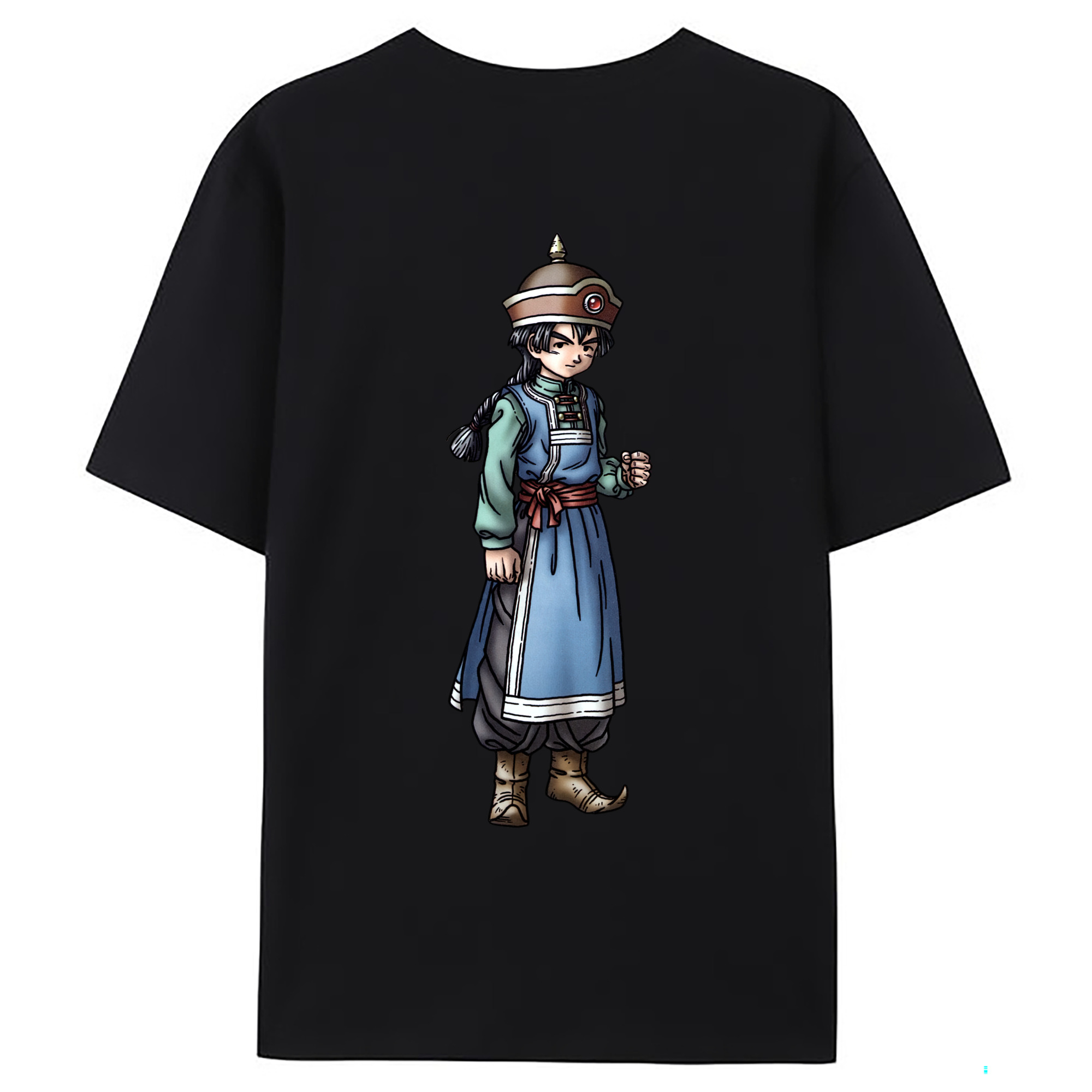 （画像用） ドラゴンクエスト Doragon Kuesuto Dragon Quest 綿100％ メンズ半袖Tシャツ（バックプリント） 通気性