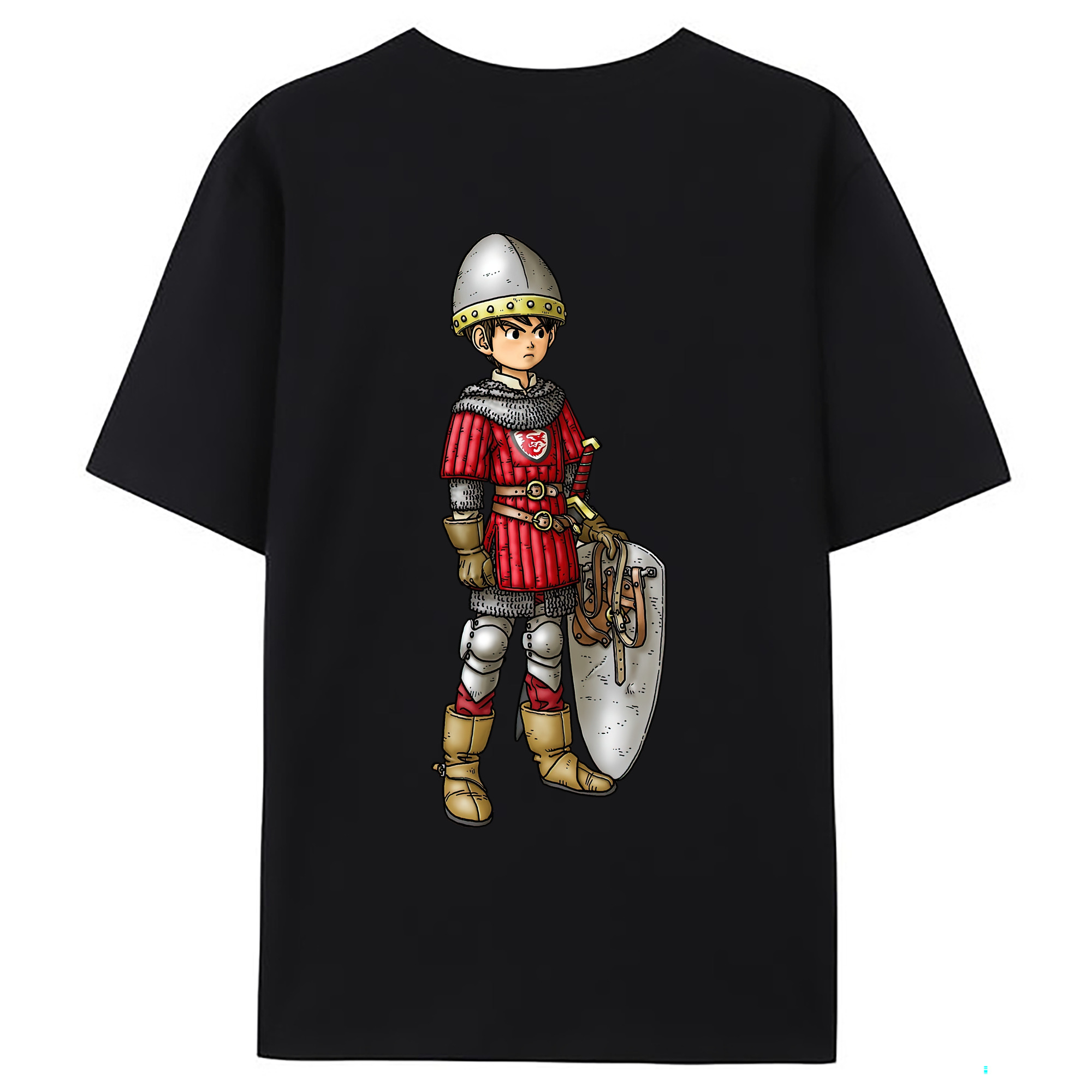 （画像用） ドラゴンクエスト Doragon Kuesuto Dragon Quest 綿100％ メンズ半袖Tシャツ（バックプリント） 通気性