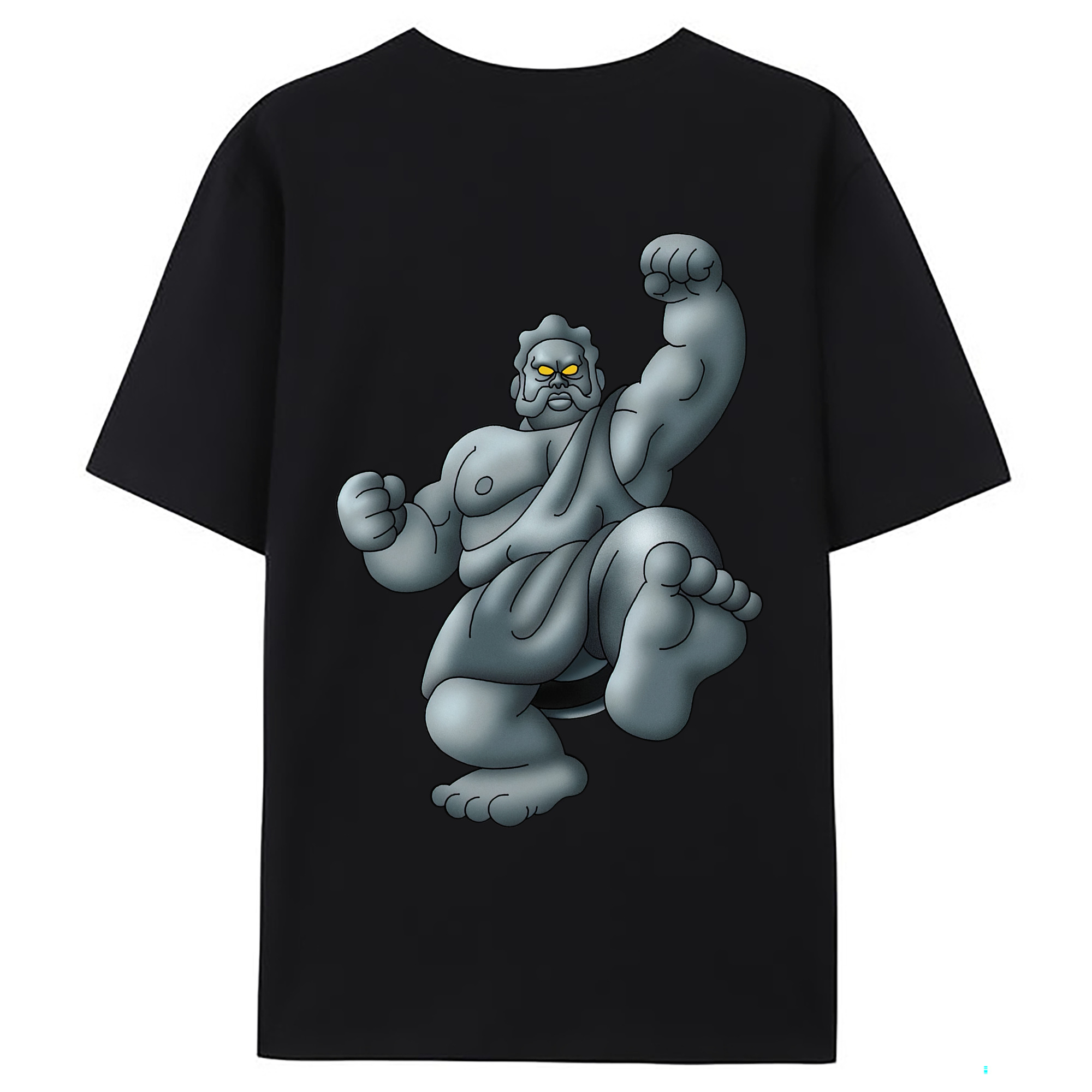 （画像用） ドラゴンクエスト Doragon Kuesuto Dragon Quest 綿100％ メンズ半袖Tシャツ（バックプリント） 通気性