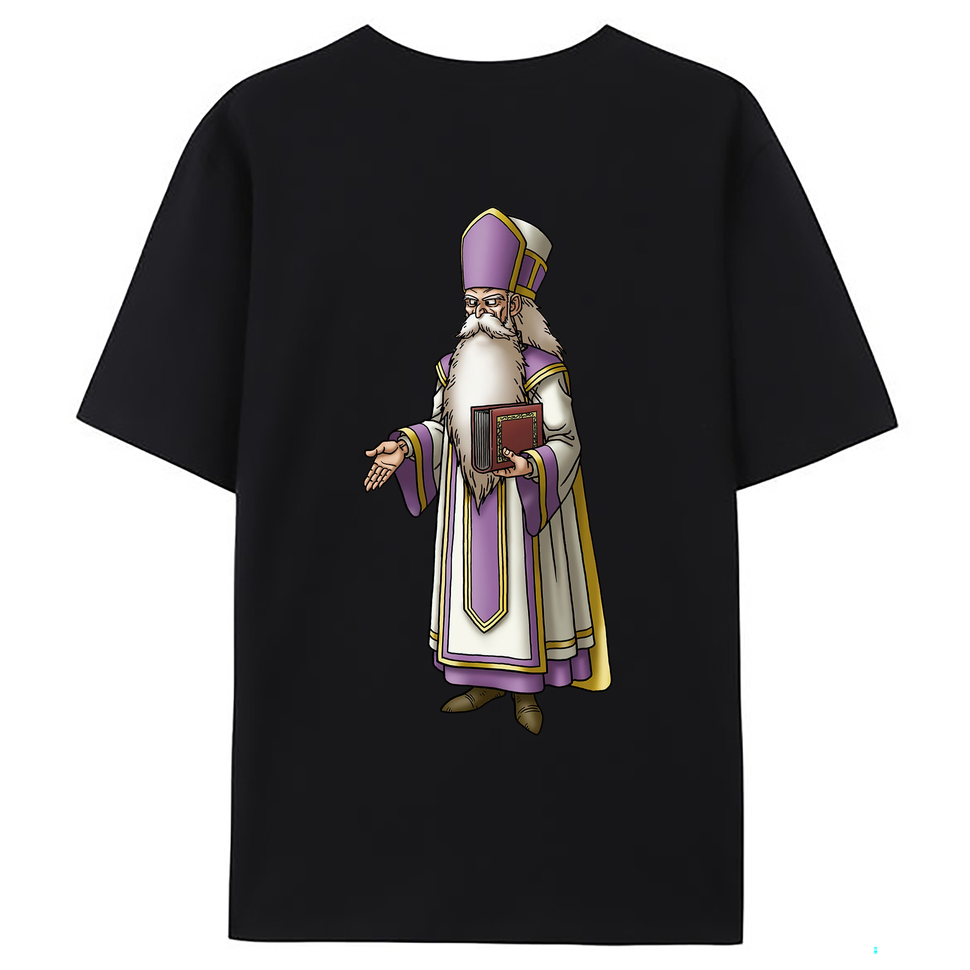 （画像用） ドラゴンクエスト Doragon Kuesuto Dragon Quest 綿100％ メンズ半袖Tシャツ（バックプリント） 通気性