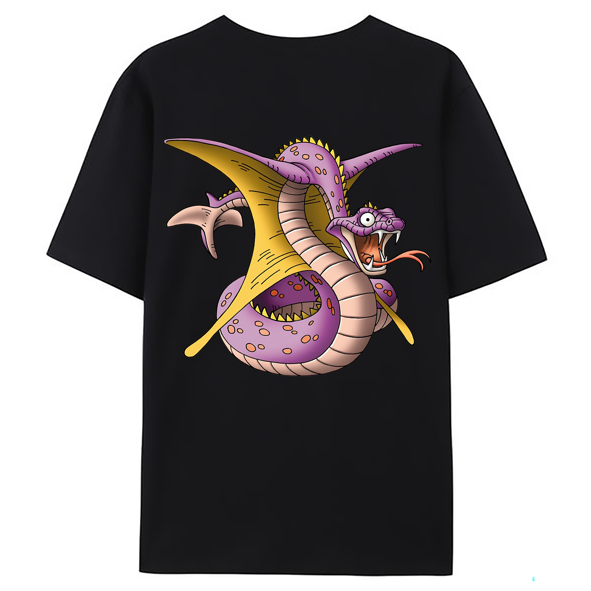 （画像用） ドラゴンクエスト Doragon Kuesuto Dragon Quest 綿100％ メンズ半袖Tシャツ（バックプリント） 通気性