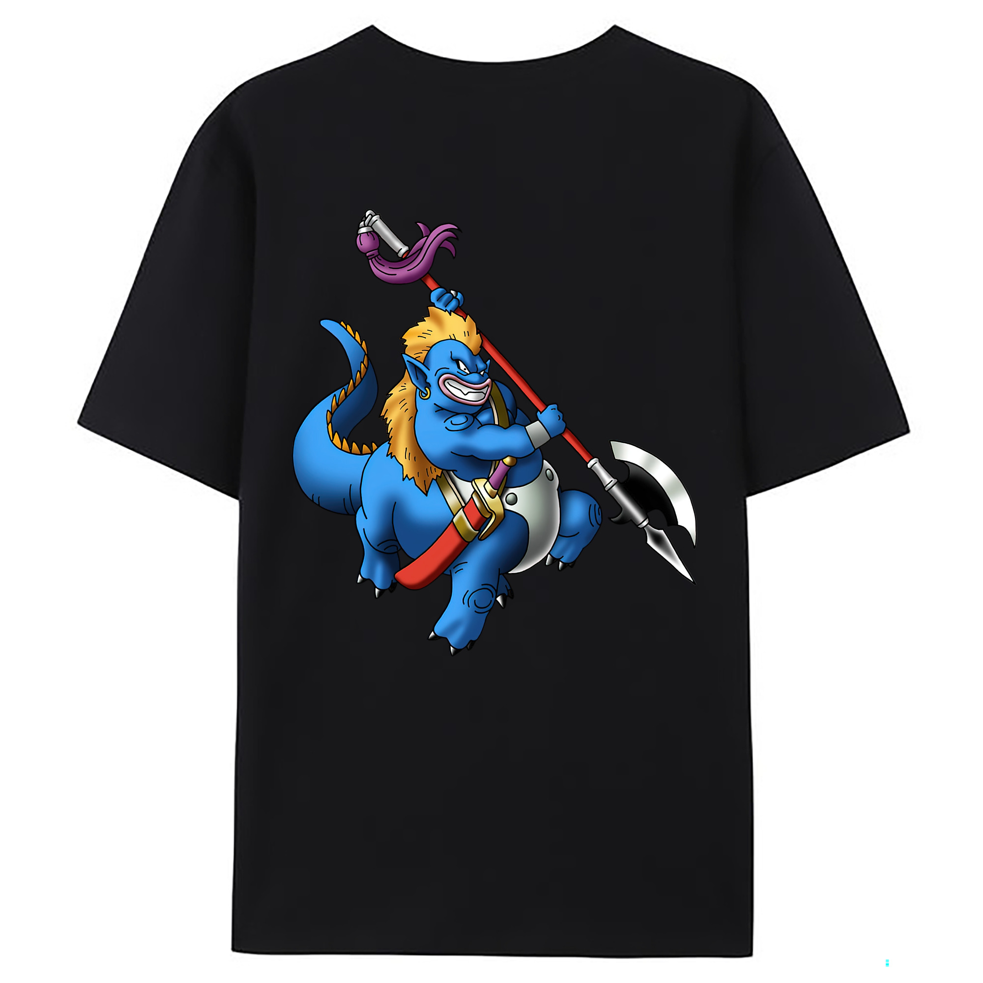 （画像用） ドラゴンクエスト Doragon Kuesuto Dragon Quest 綿100％ メンズ半袖Tシャツ（バックプリント） 通気性