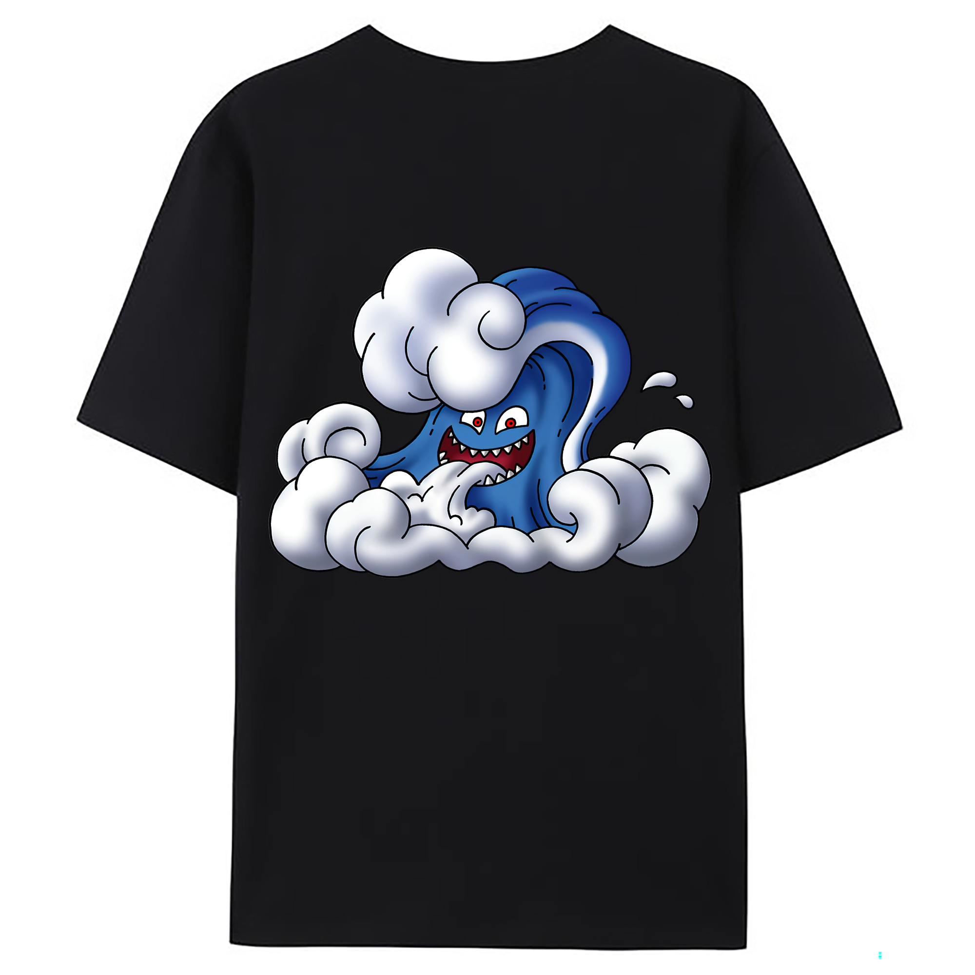 （画像用） ドラゴンクエスト Doragon Kuesuto Dragon Quest 綿100％ メンズ半袖Tシャツ（バックプリント） 通気性