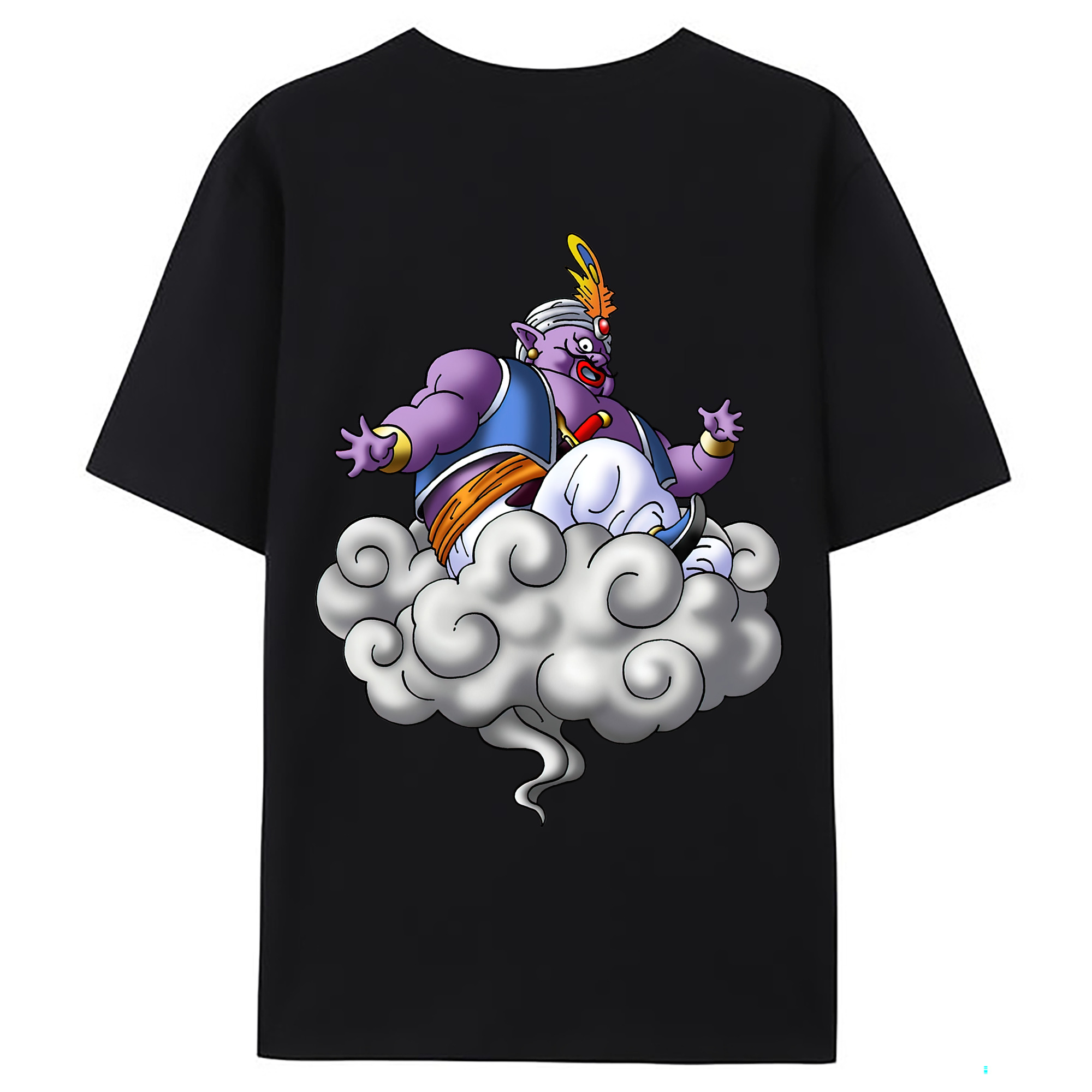 （画像用） ドラゴンクエスト Doragon Kuesuto Dragon Quest 綿100％ メンズ半袖Tシャツ（バックプリント） 通気性