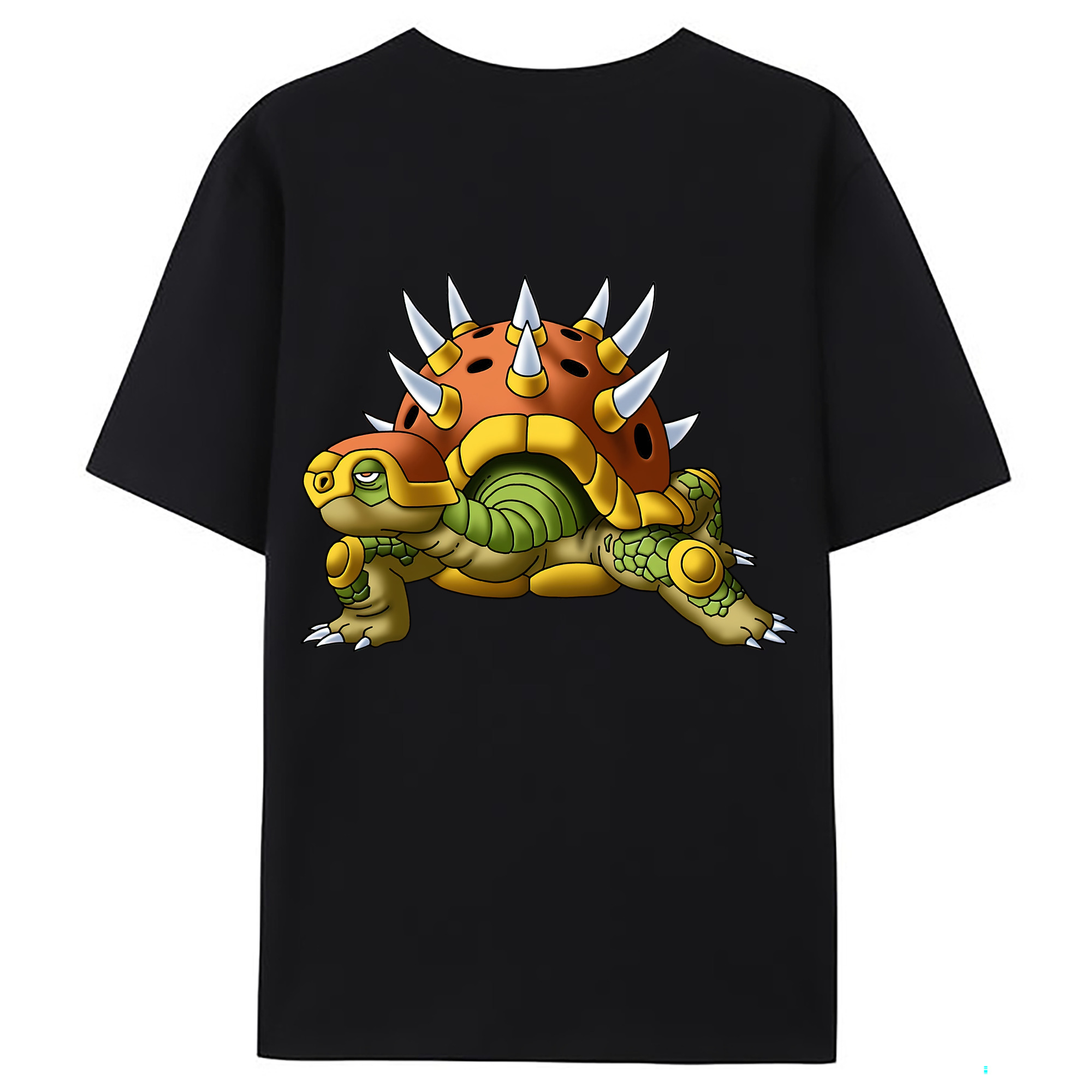 （画像用） ドラゴンクエスト Doragon Kuesuto Dragon Quest 綿100％ メンズ半袖Tシャツ（バックプリント） 通気性
